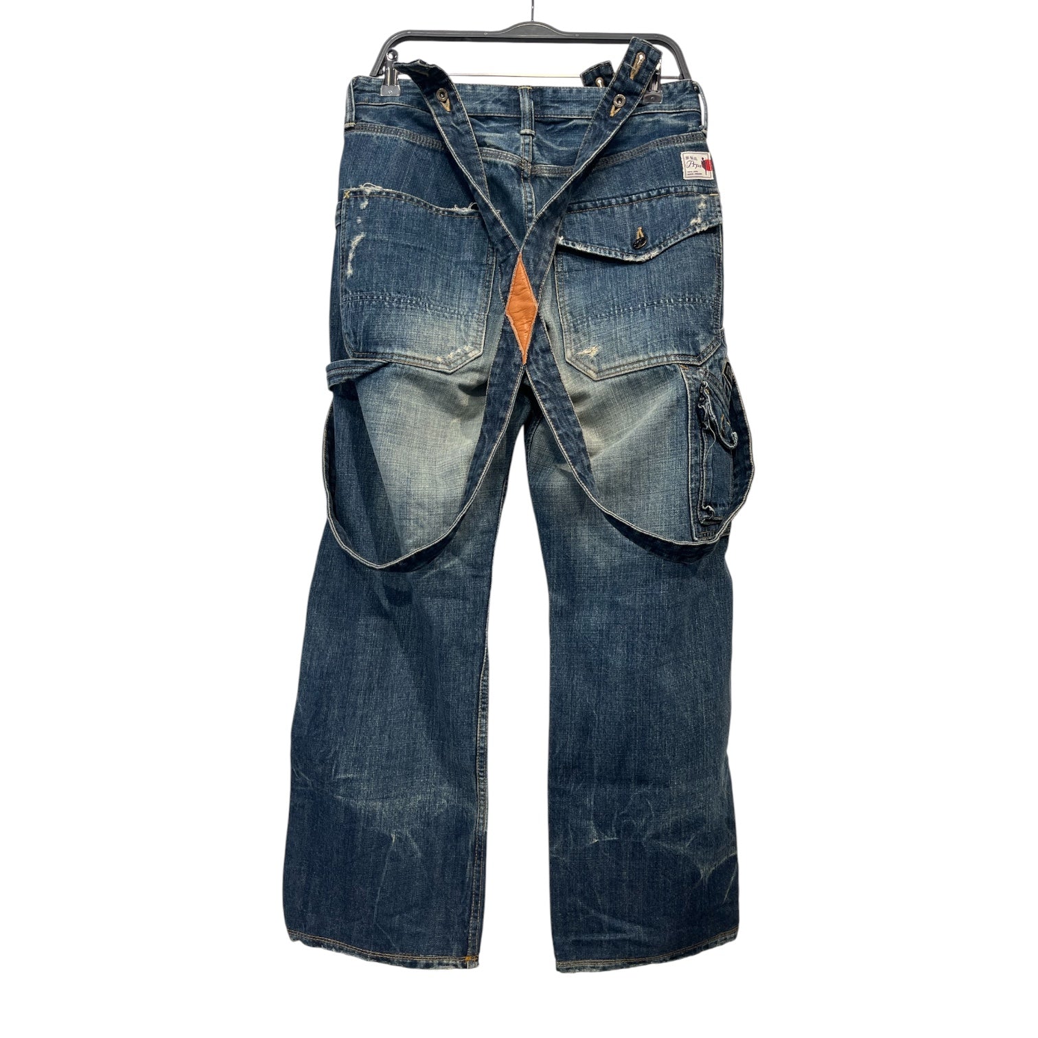 Prps/Straight Pants/32/Denim/BLU/SUSPENDER JEANS view 2