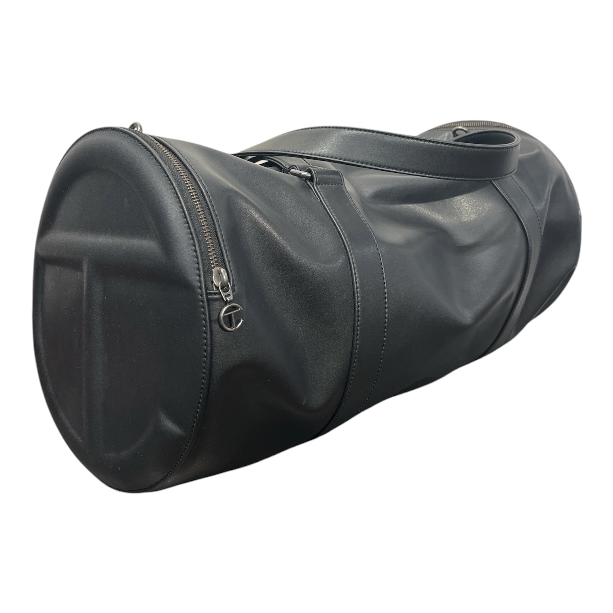Telfar/Boston Bag/Leather/BLK/SILVER HARDWARE view 4