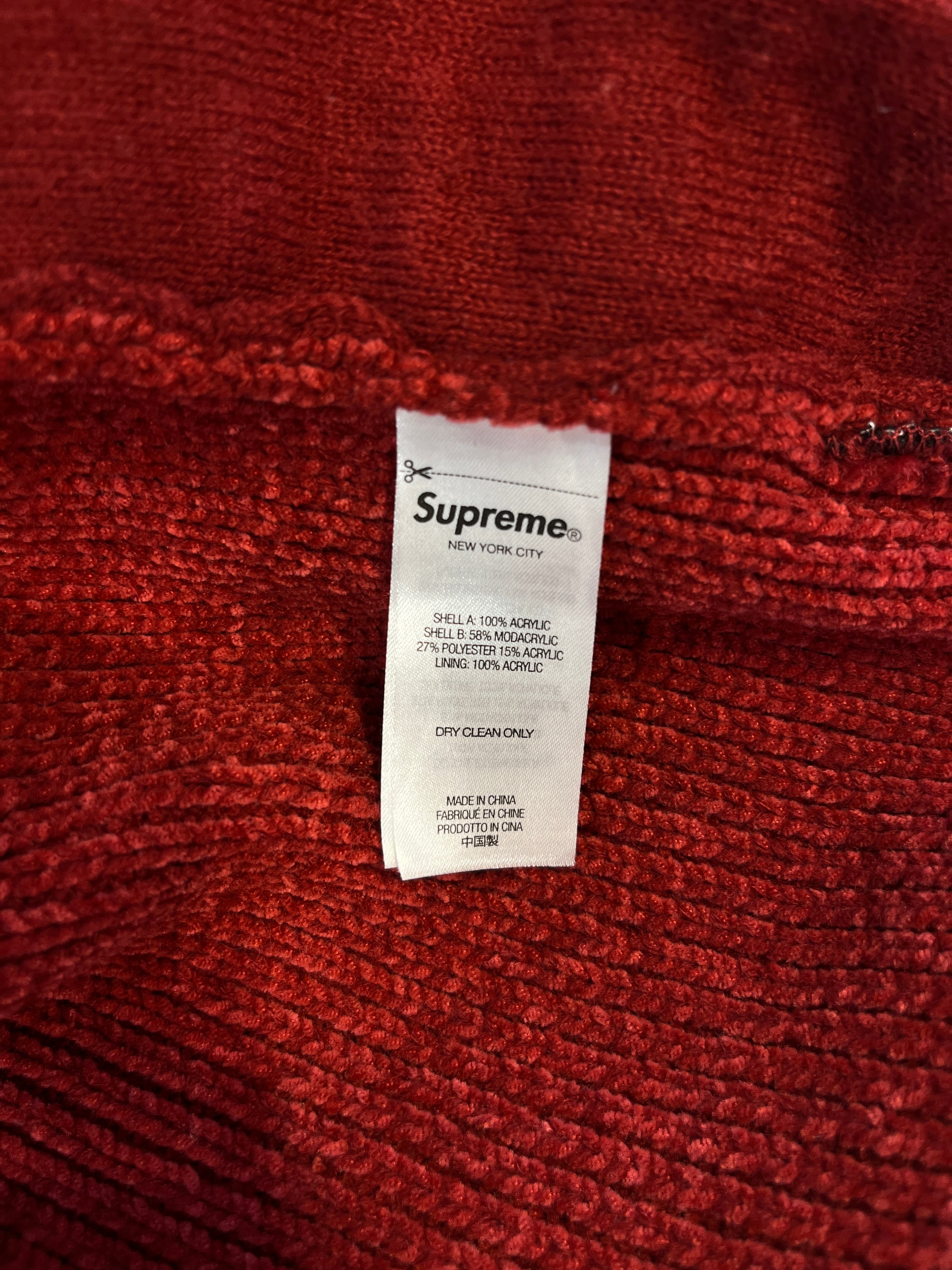 Supreme/Zip Up Hoodie/S/Cotton/BRD/CHECKERBOARD FAUX FUR view 4