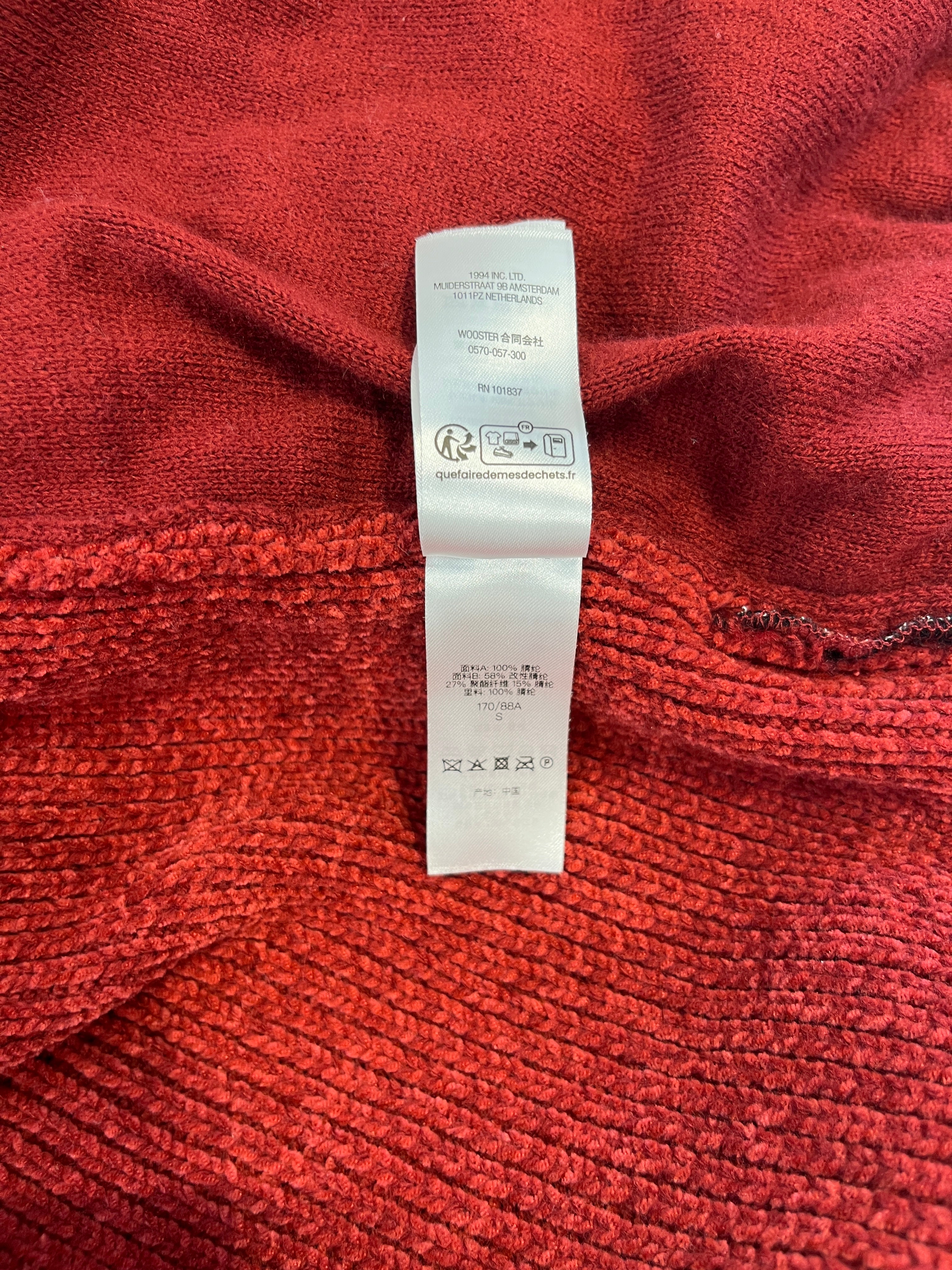 Supreme/Zip Up Hoodie/S/Cotton/BRD/CHECKERBOARD FAUX FUR view 6
