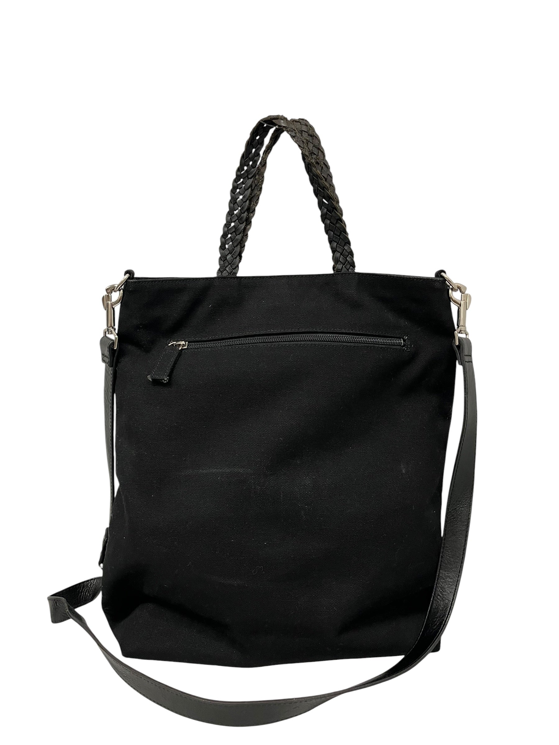 Jean Paul Gaultier/Tote Bag/Cotton/BLK/MULTICOLOR PORTRAIT FLAP view 2