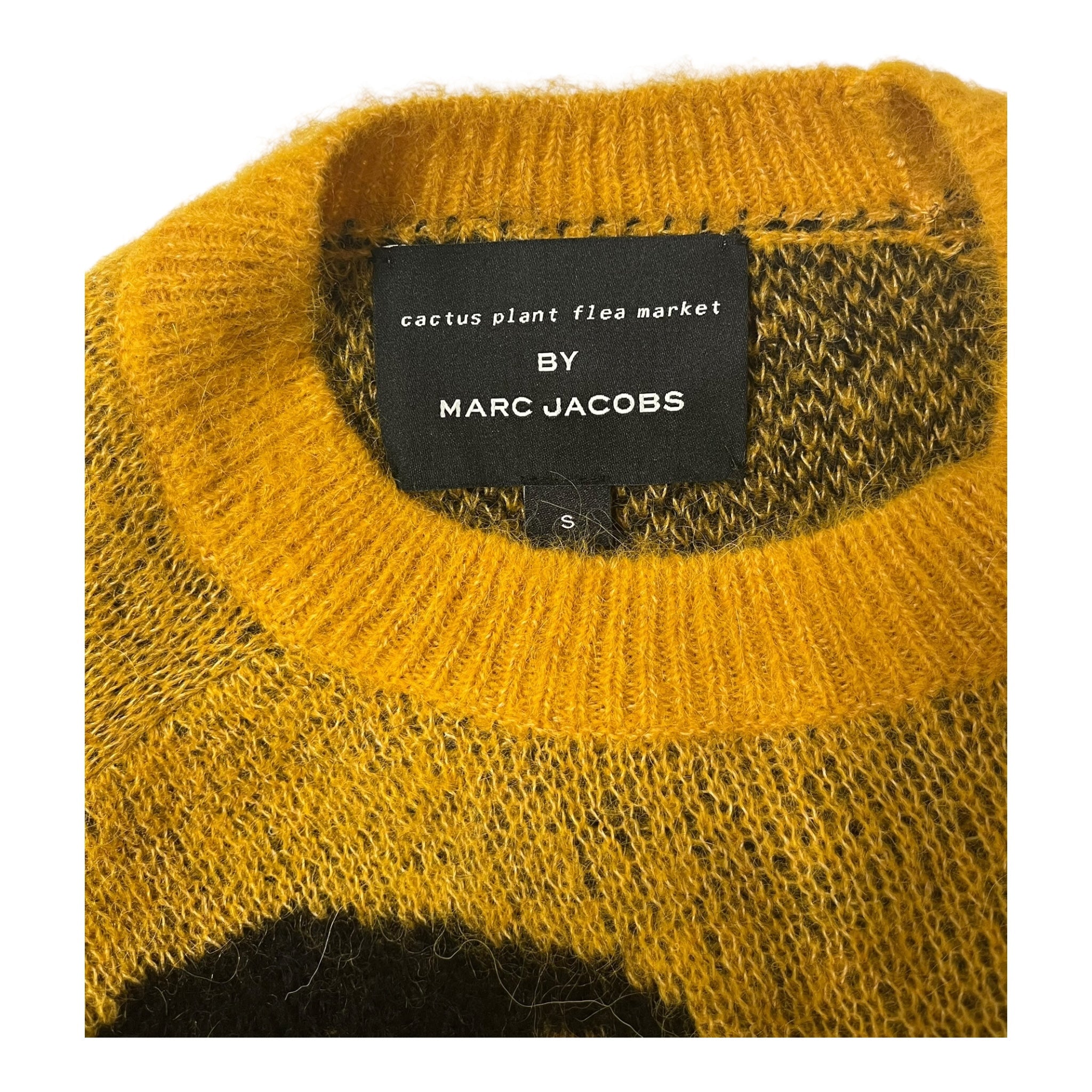 CACTUS PLANT FLEA MARKET/MARC JACOBS/Sweater/S/Graphic/Polyester/YEL/SMILEY FACES view 3