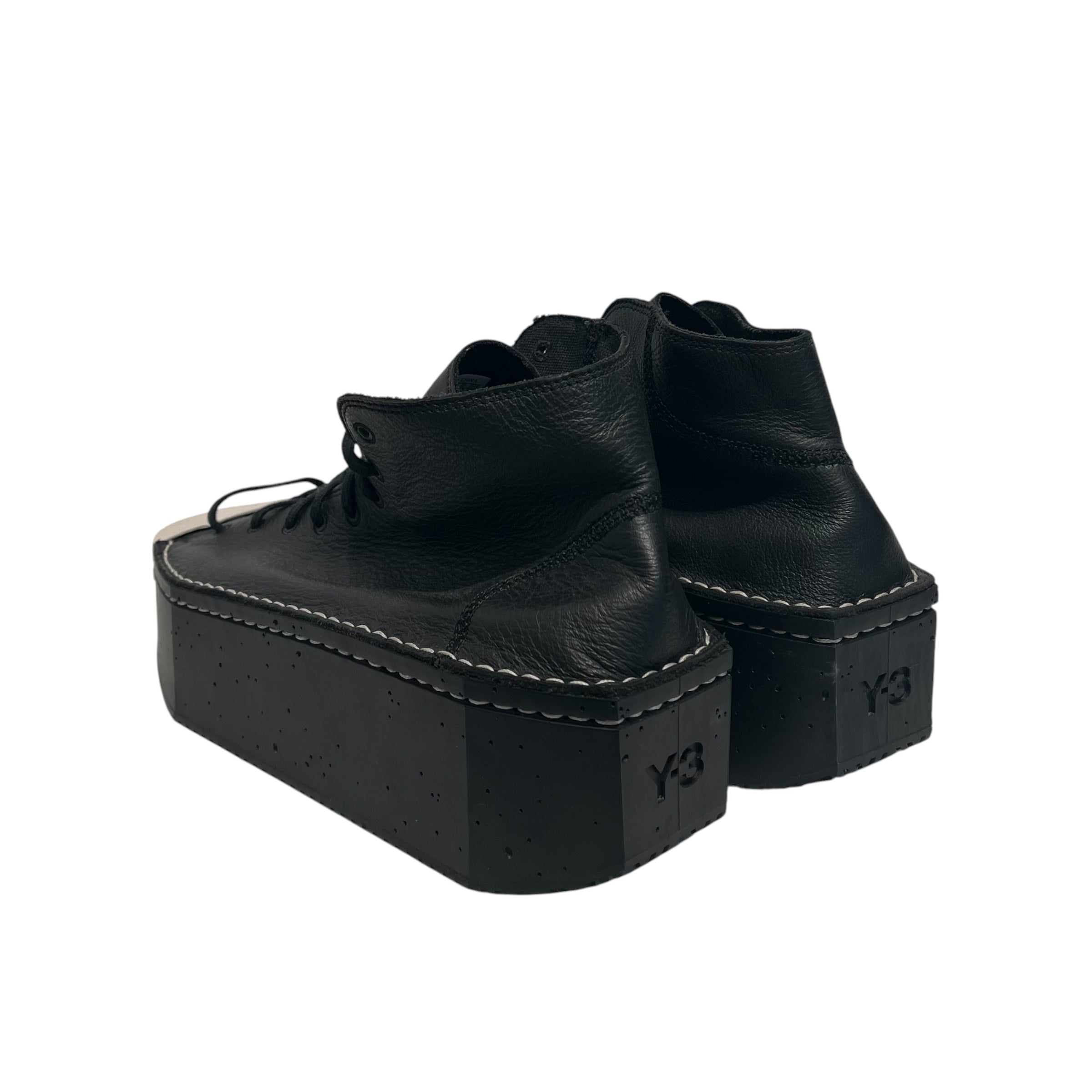 Y-3/Low-Sneakers/US 12/BLK/WHT TIP/ APX 21T001 view 2