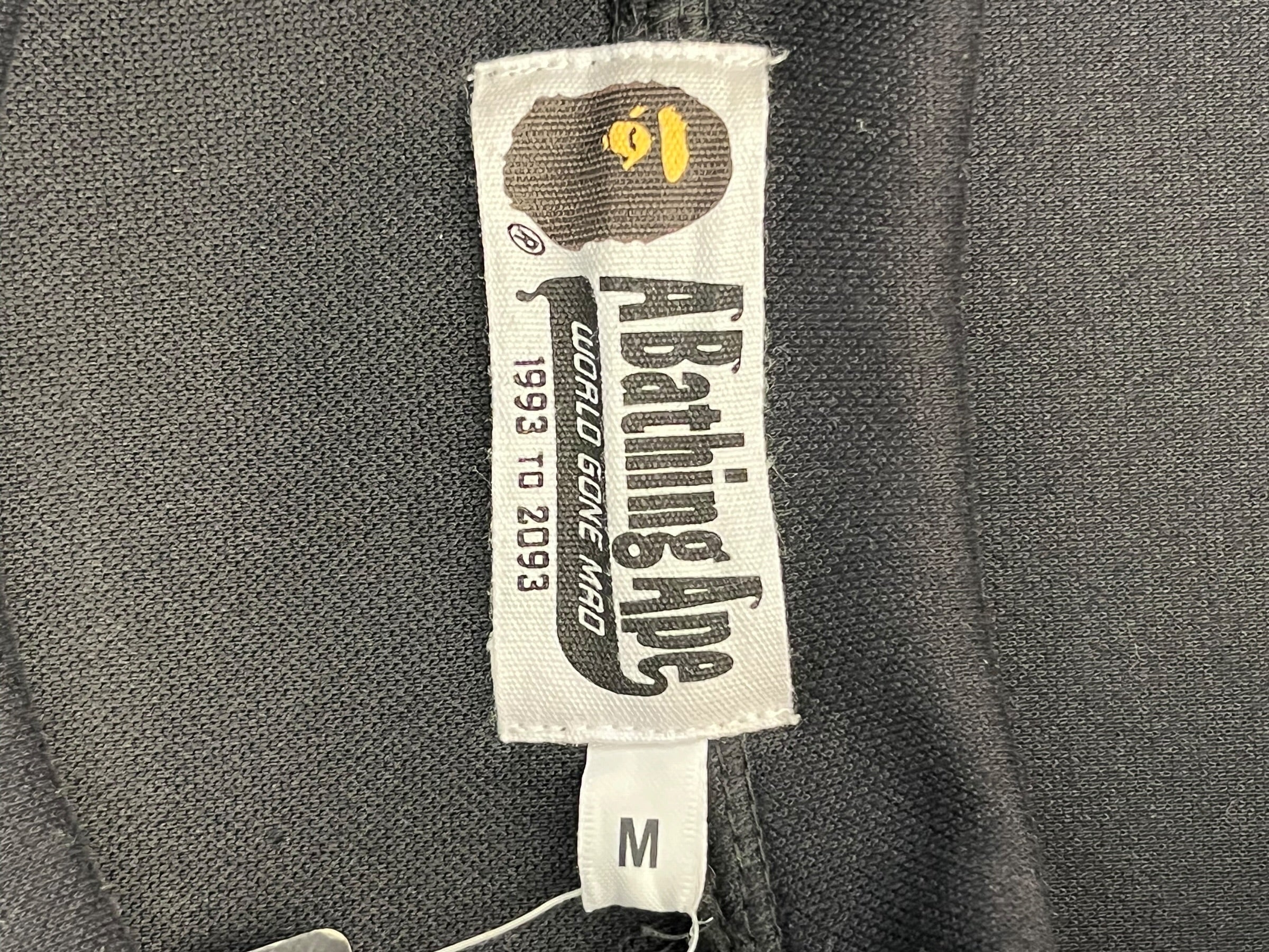 A BATHING APE/Sweatshirt/M/Graphic/Polyester/BLK/Double Knit Crewneck view 3