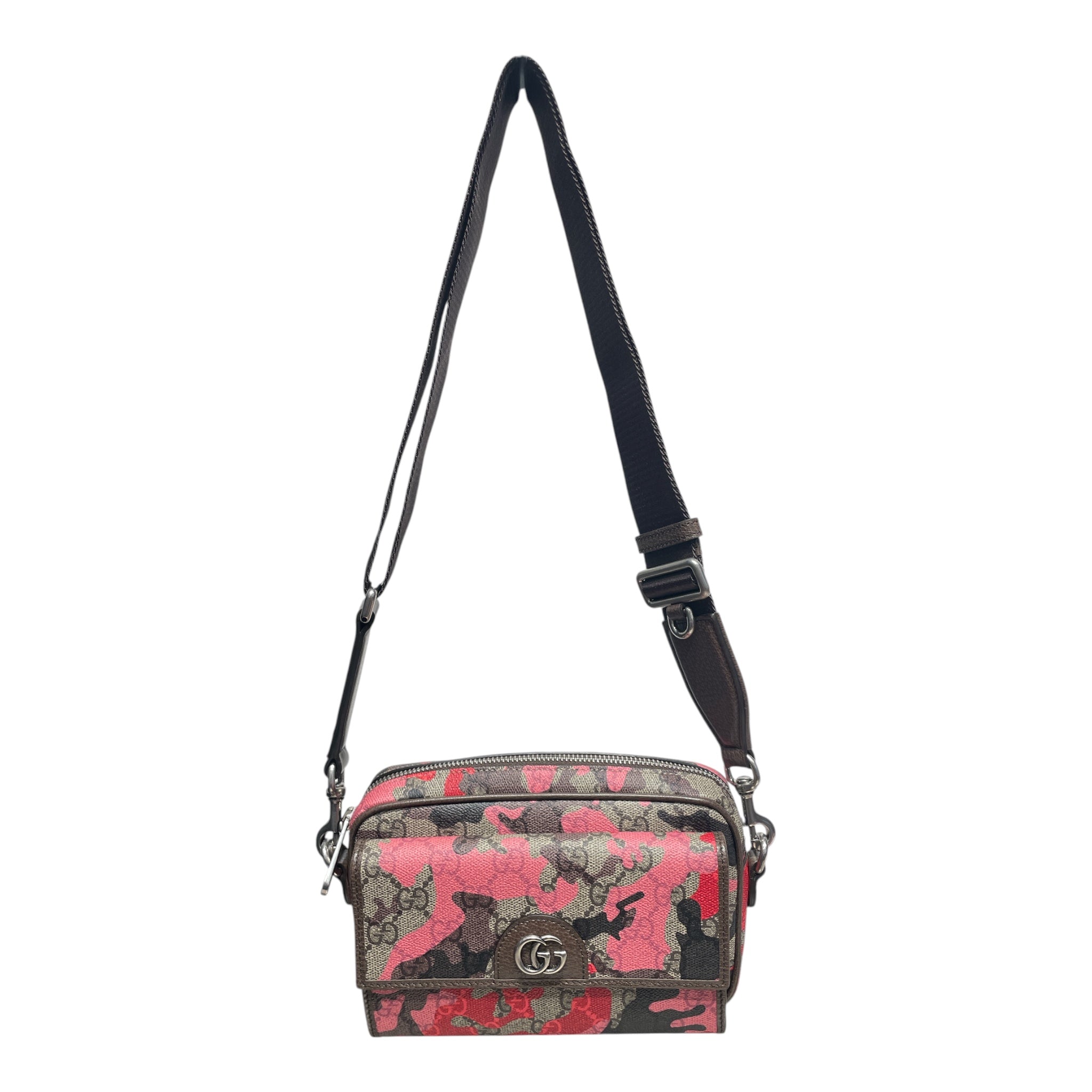 GUCCI/Cross Body Bag/Monogram/Leather/MLT/camo gg icon mini view 1