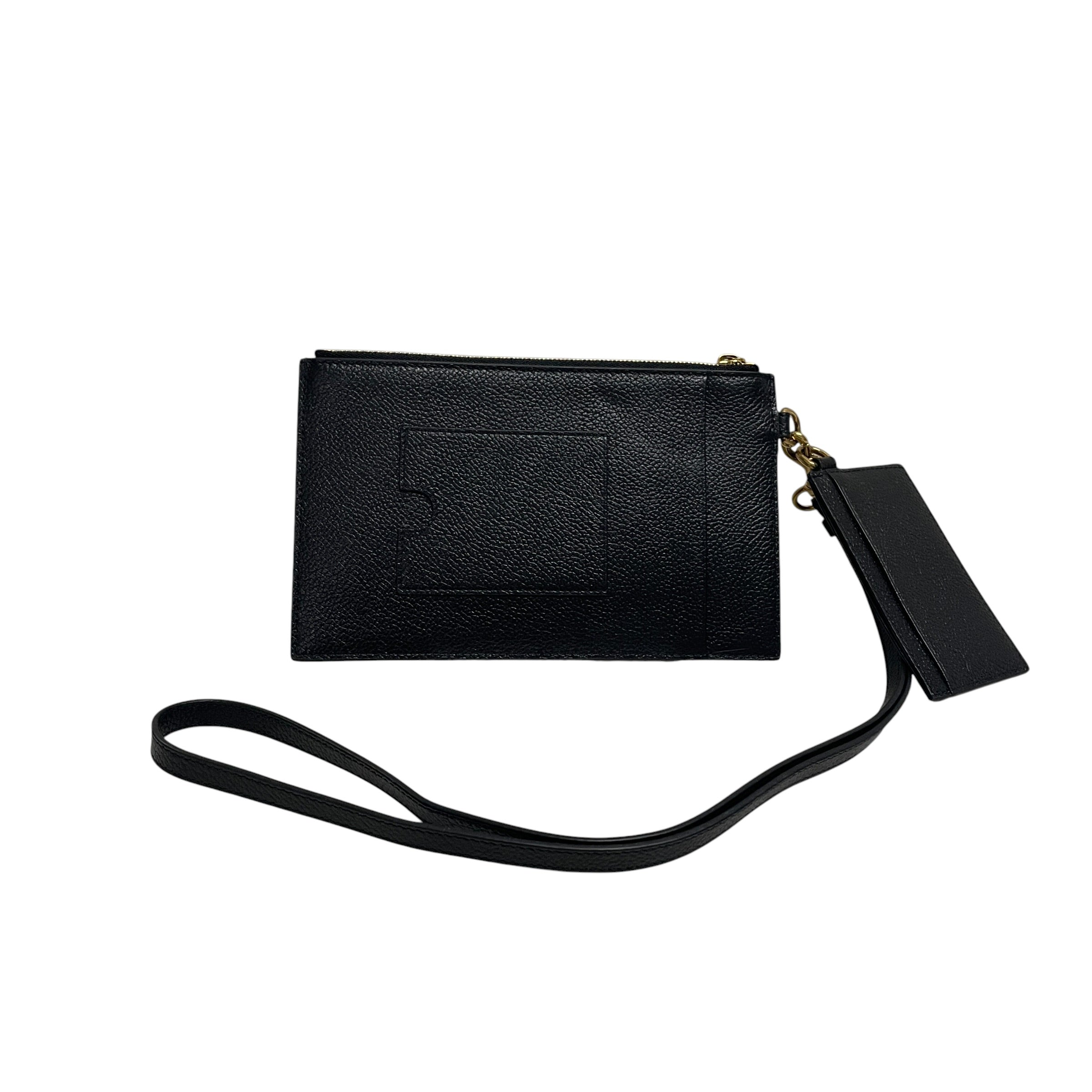 BALENCIAGA/Pouch/Leather/BLK/2DWBVRG view 2