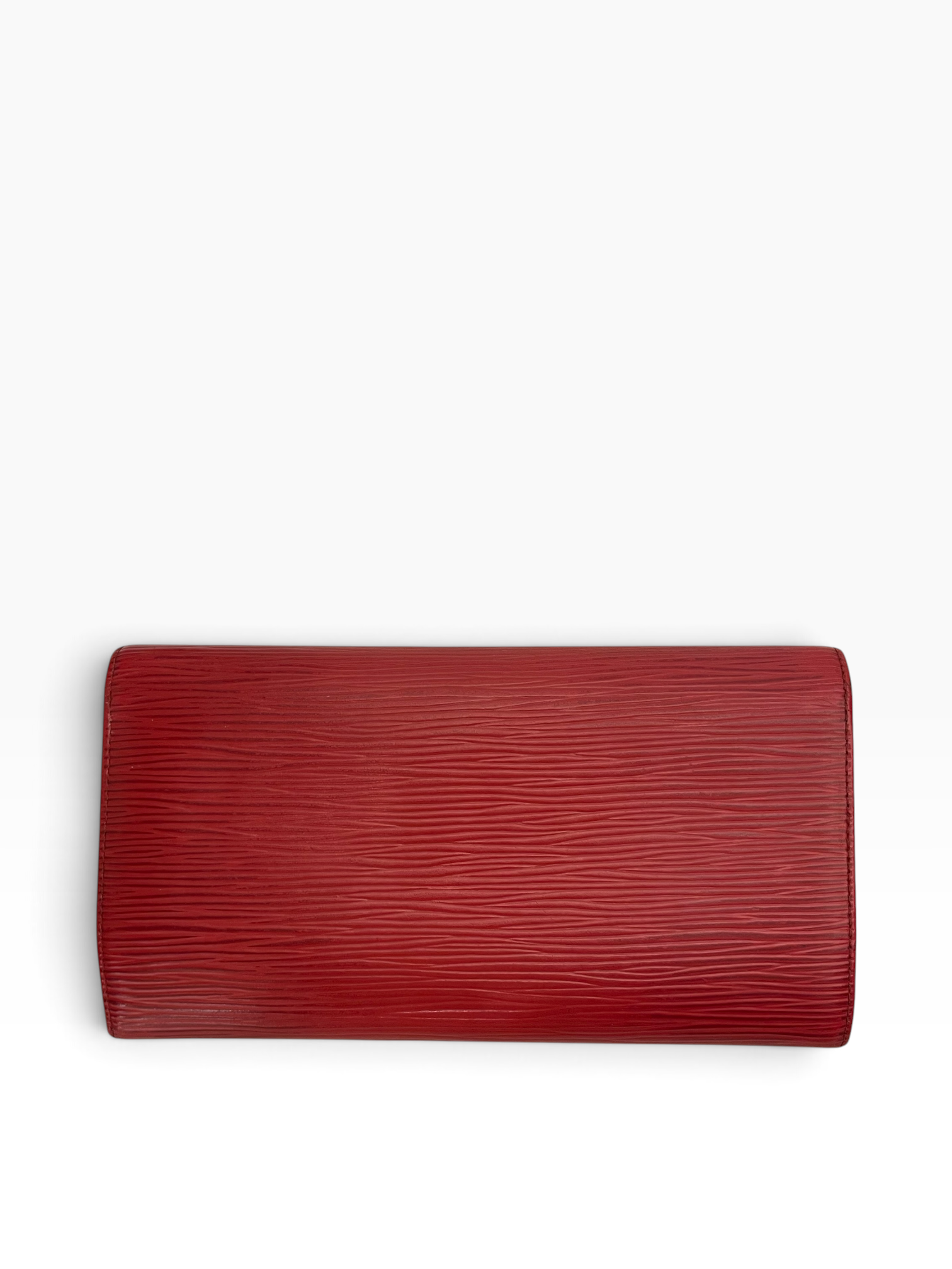 LOUIS VUITTON/Long Wallet/Leather/RED/L's/Red Epi Sarah Wallet view 2