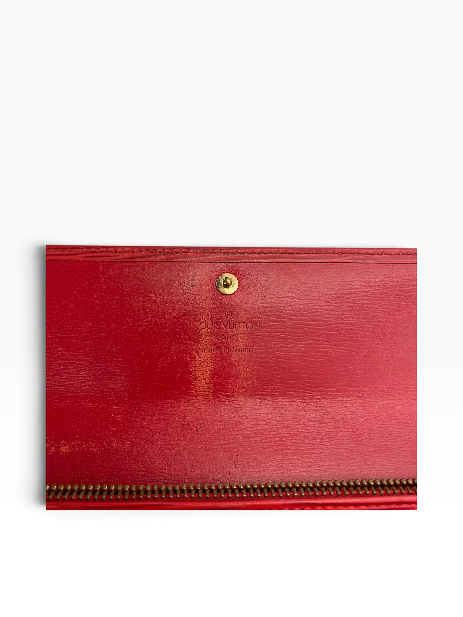 LOUIS VUITTON/Long Wallet/Leather/RED/L's/Red Epi Sarah Wallet view 4