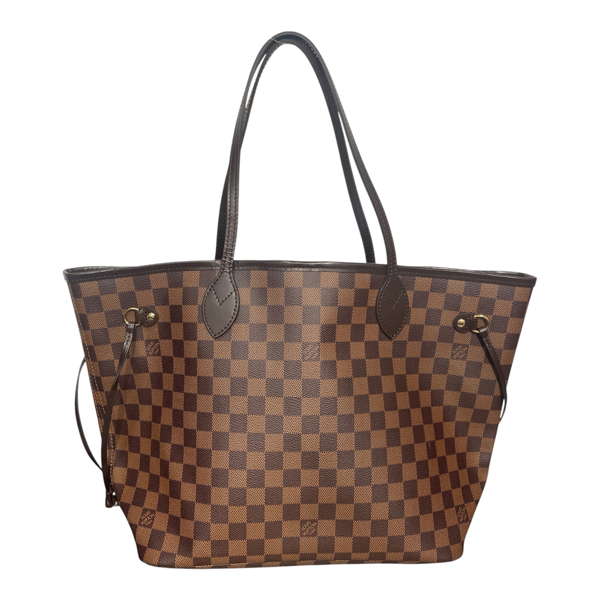LOUIS VUITTON/Tote Bag/Monogram/Leather/BRW/NEVERFULL MM DAMIER EBENE view 1