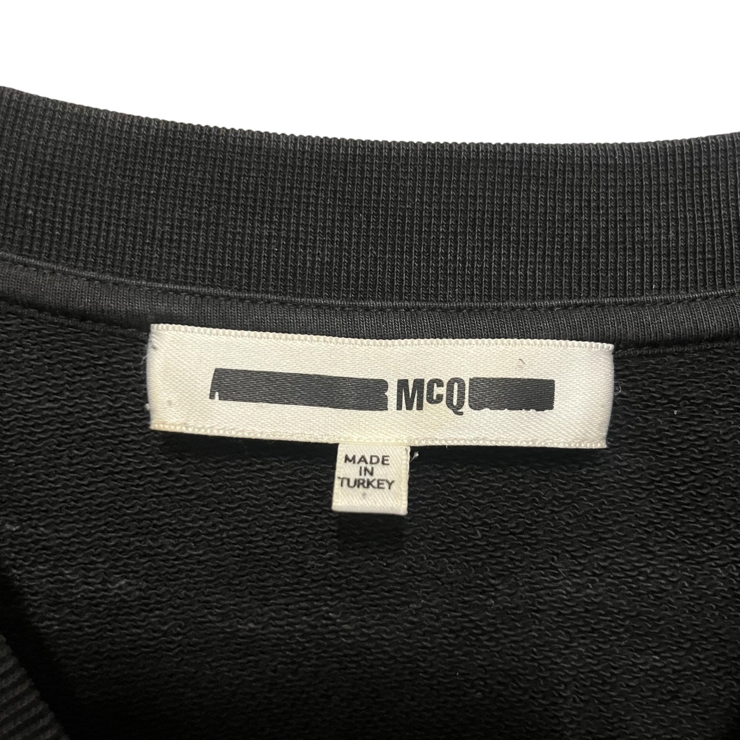 McQ Alexander McQueen/Sweatshirt/M/Graphic/Cotton/BLK/Pullover/SILENCE view 3