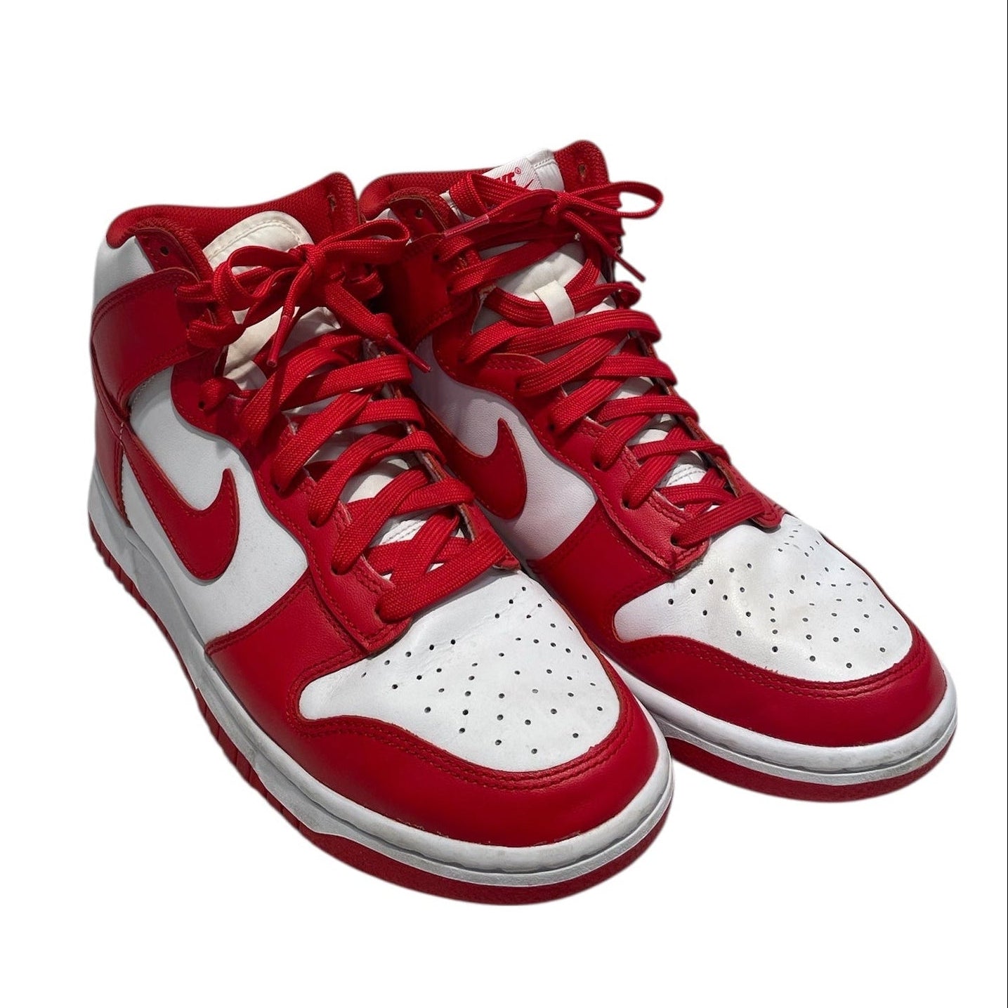 NIKE/Hi-Sneakers/US 6.5/Leather/RED/JORDAN 1 CHICAGO CRACKLE view 1