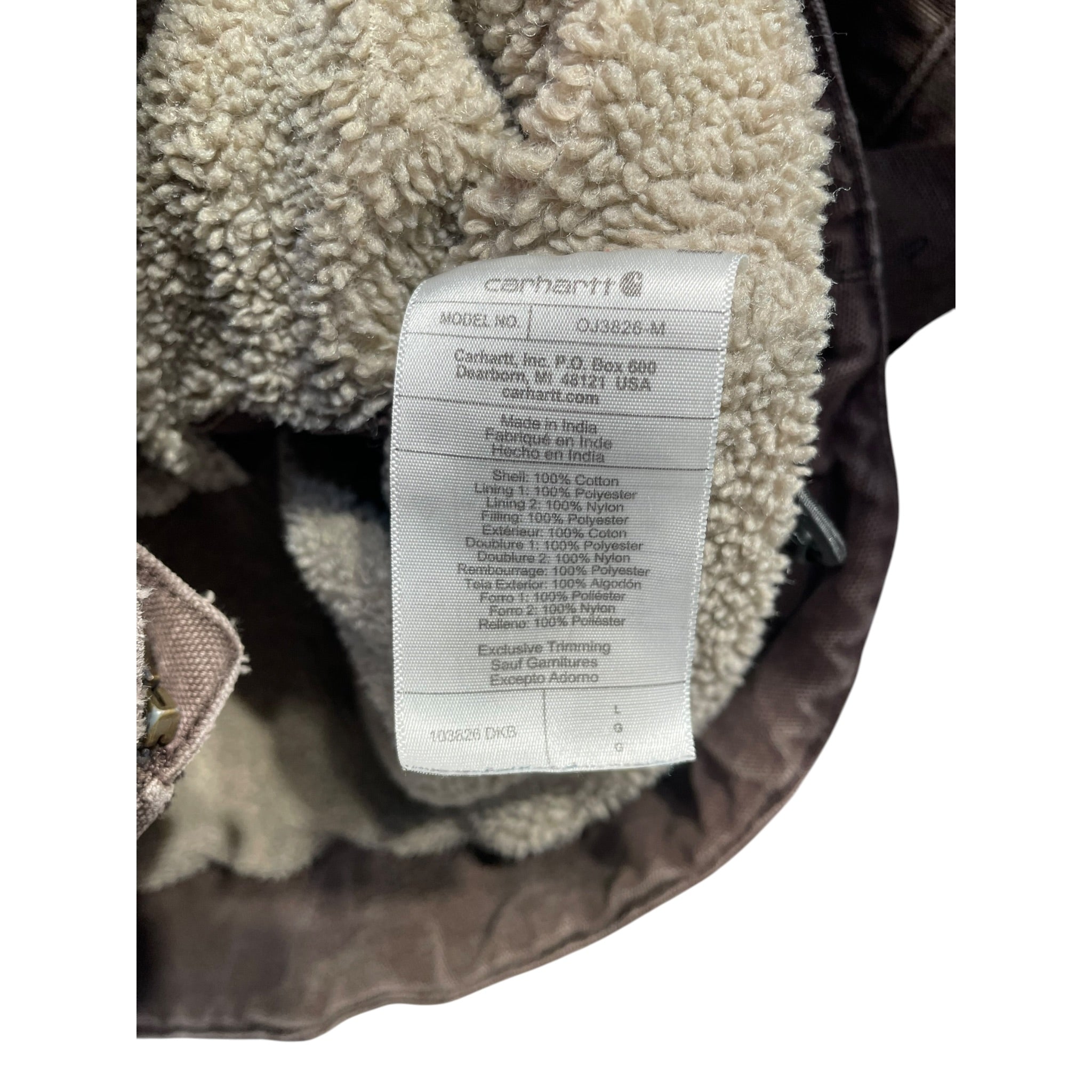 Carhartt/Jacket/L/Cotton/BRW/distressed/bleached view 4