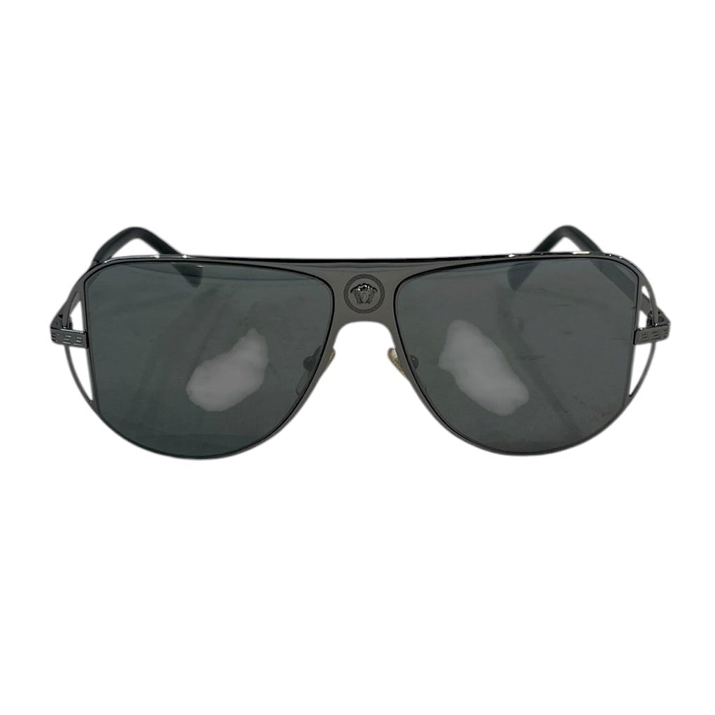 VERSACE/Sunglasses/Metal/BLK/Oval/L's/MEDUSA AVIATOR PILOT view 1