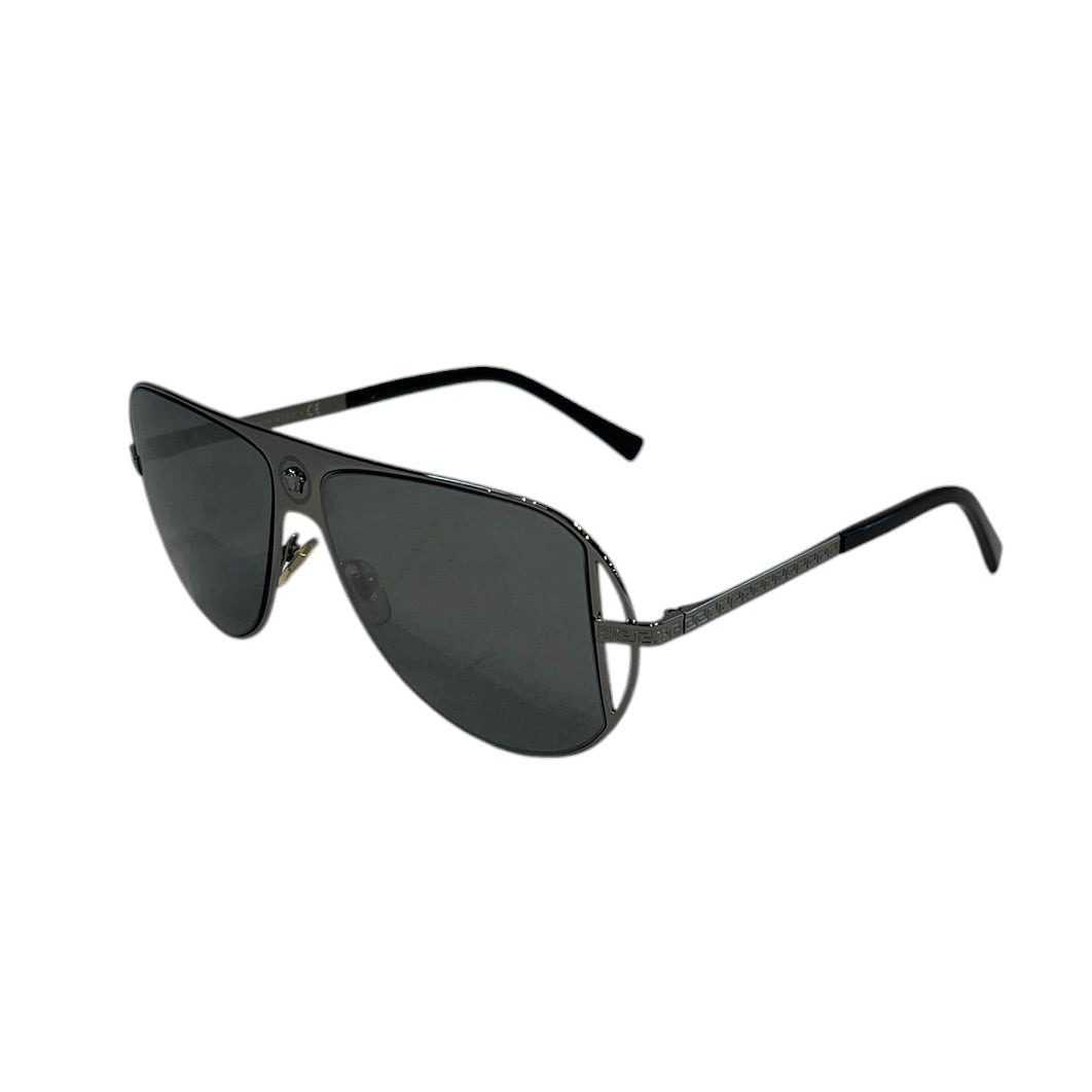 VERSACE/Sunglasses/Metal/BLK/Oval/L's/MEDUSA AVIATOR PILOT view 2