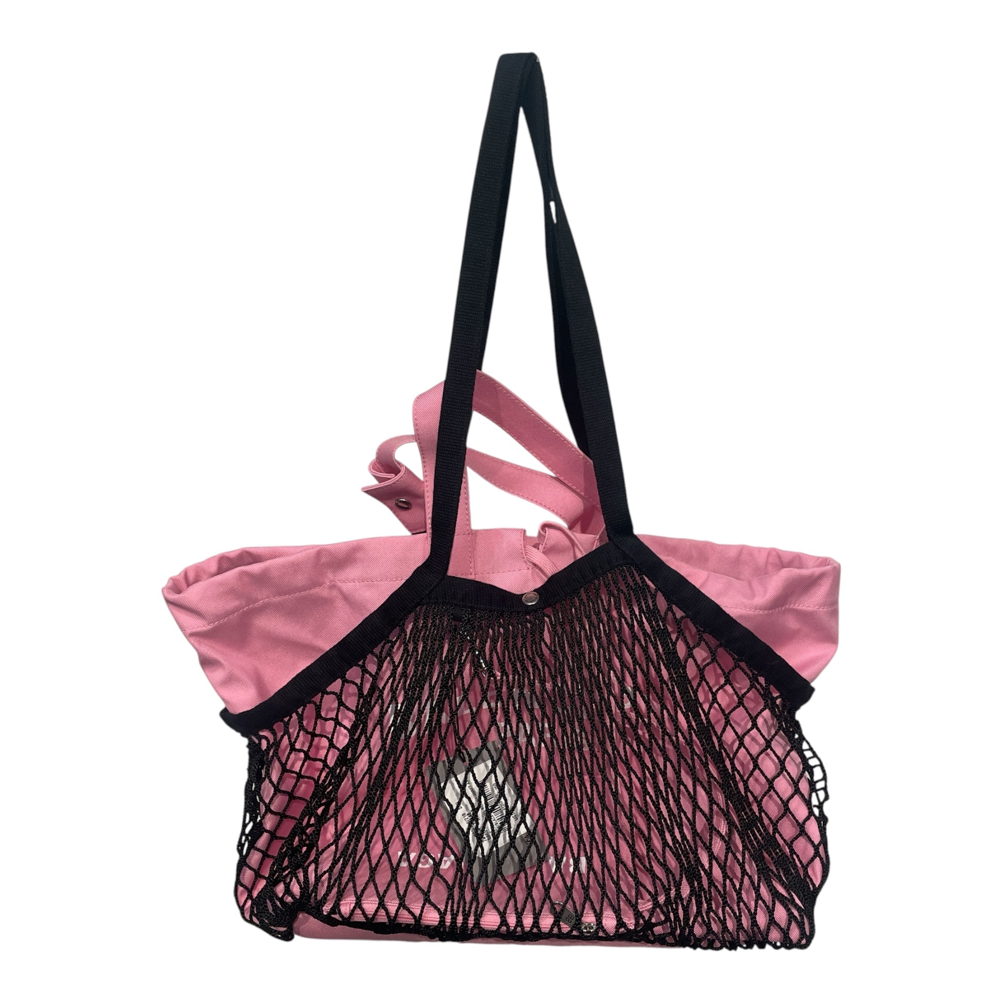 BALENCIAGA/Tote Bag/Cotton/PNK/FISHNET BAG LARGE view 1