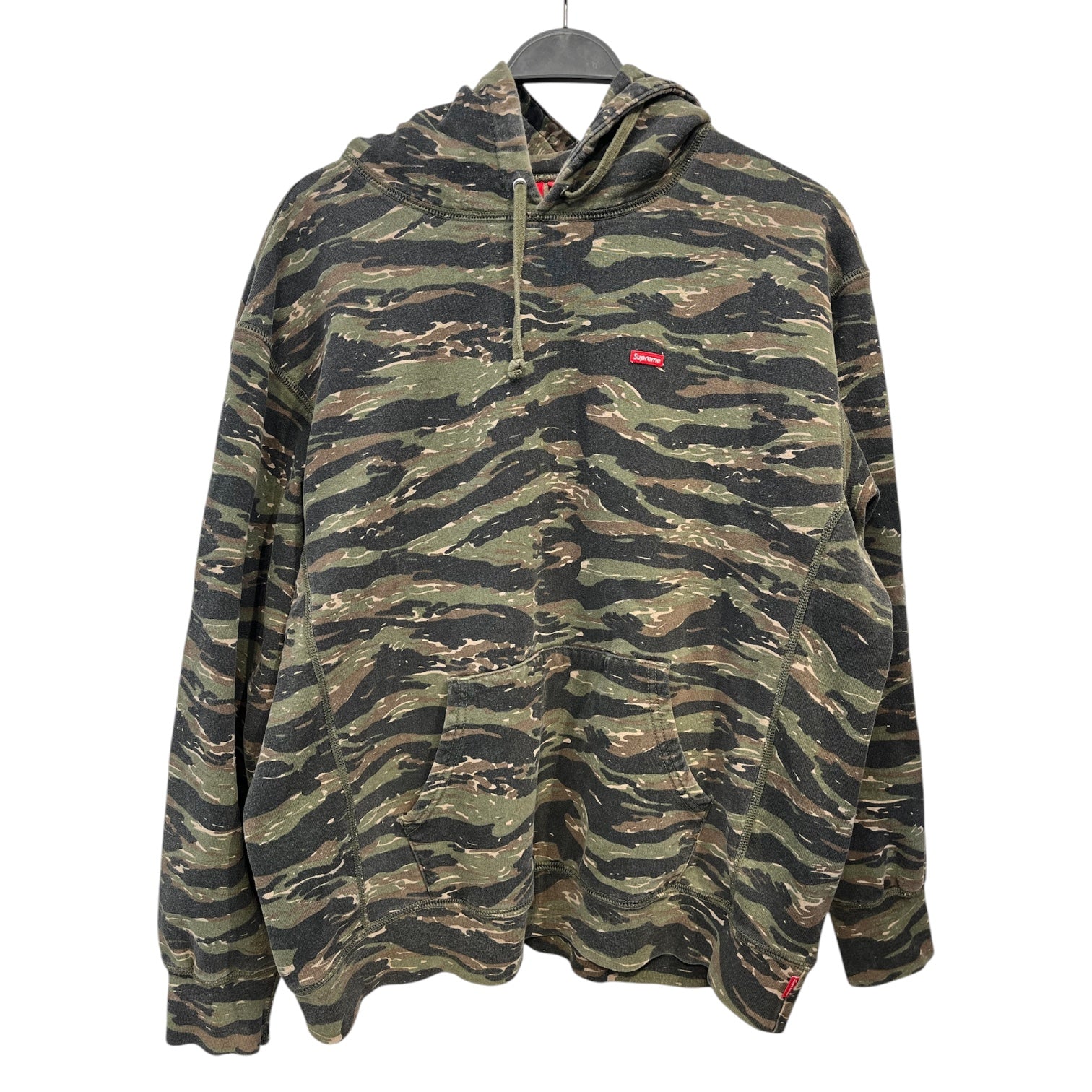 Supreme/Hoodie/L/Camouflage/Cotton/GRN/CAMO SMALL BOX LOGO view 1