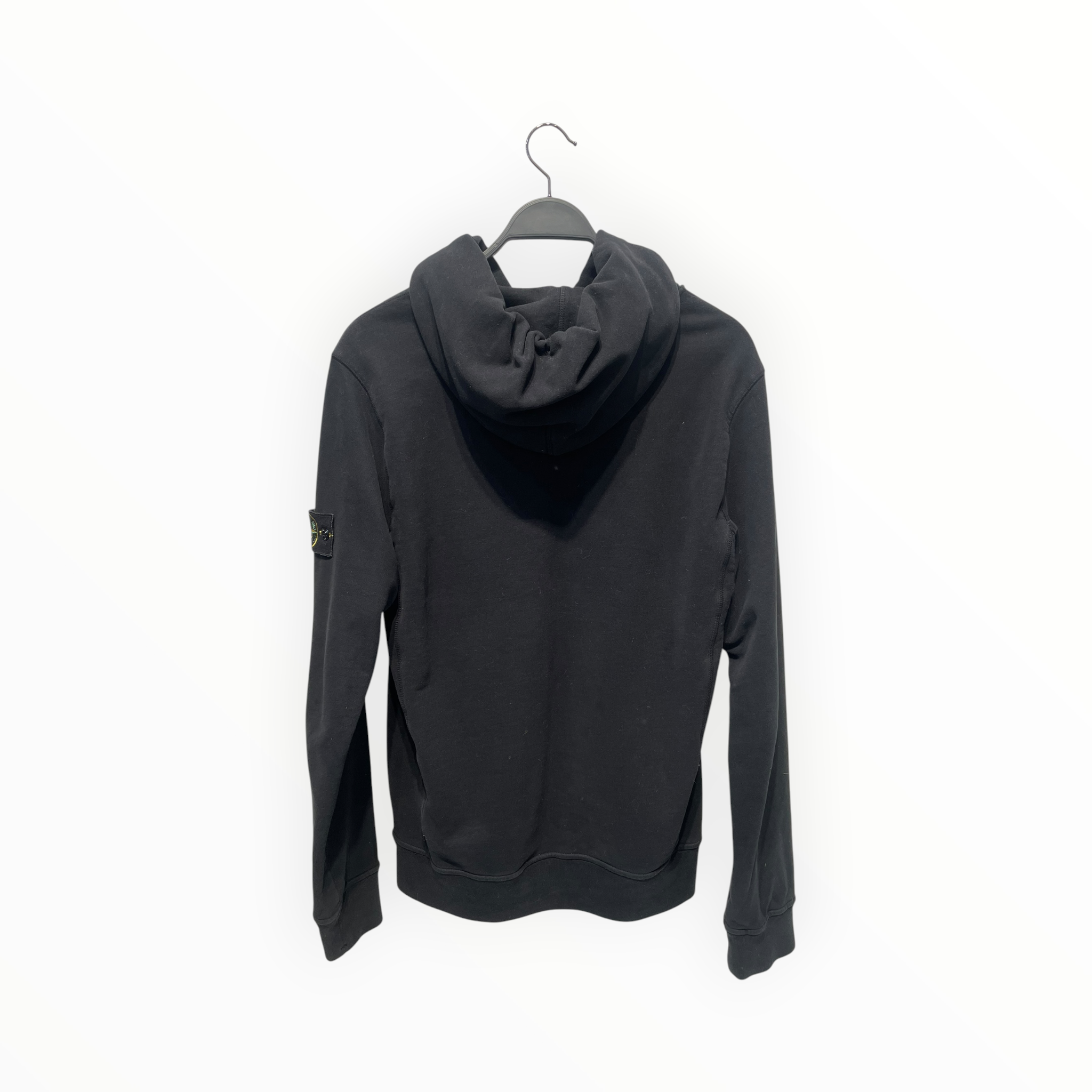 STONE ISLAND/Hoodie/M/Cotton/BLK/PATCH ON ARM view 2