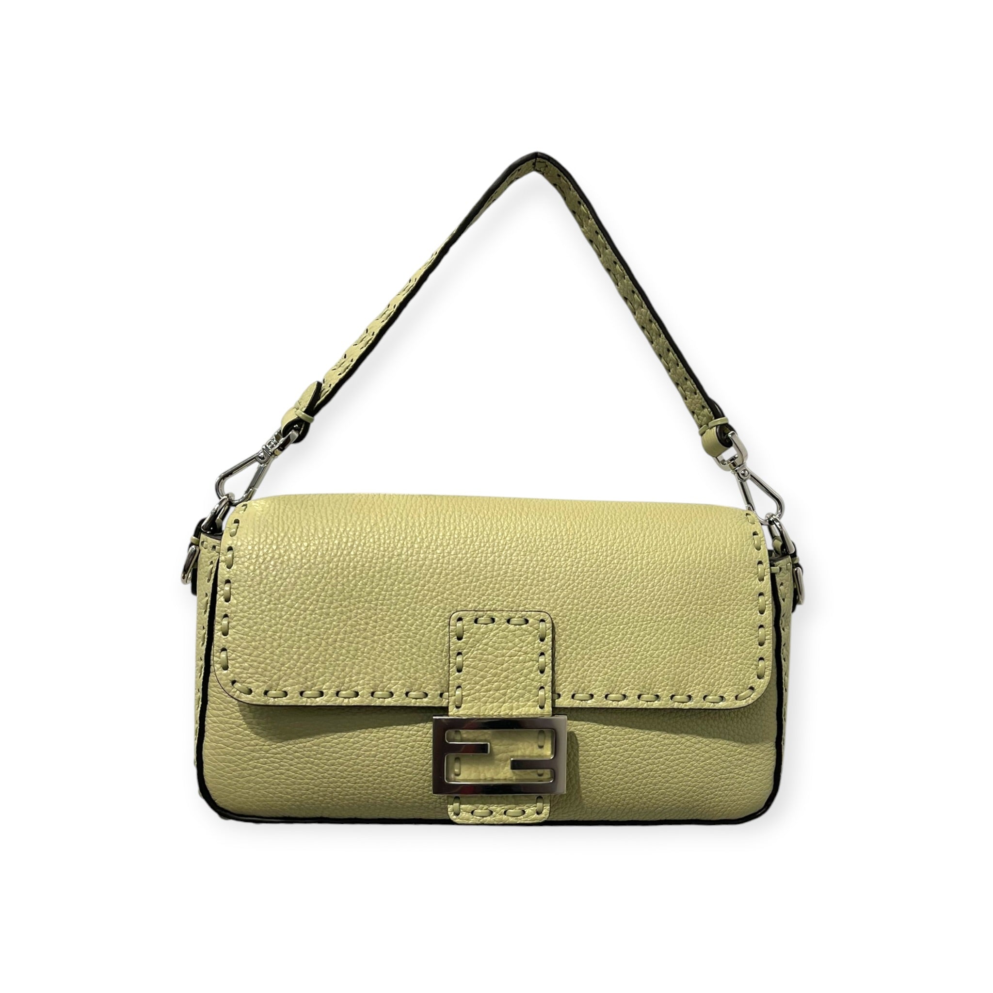 FENDI/Hand Bag/Leather/GRN/CUOIO ROMANO SELLERIA BAGUETTE view 1
