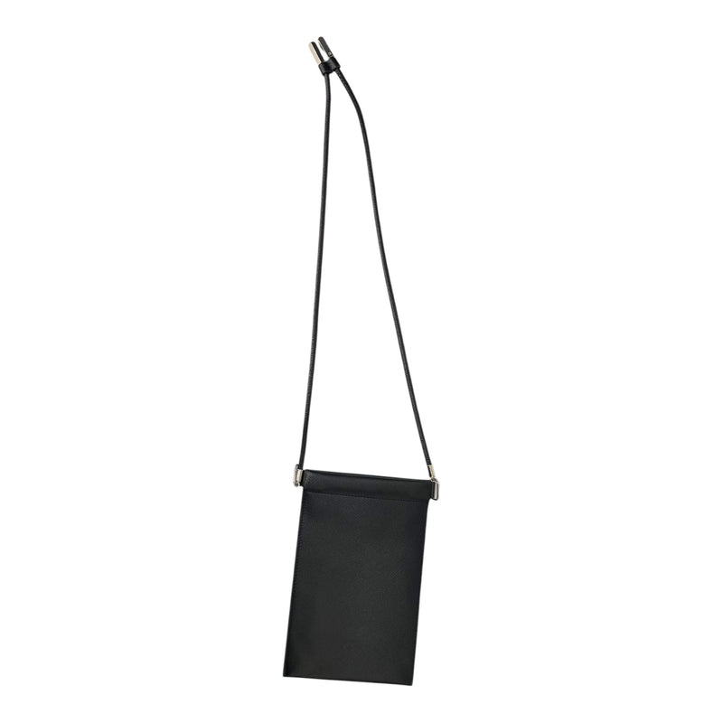 Maison Margiela/Cross Body Bag/S/Leather/BLK/phoneholder