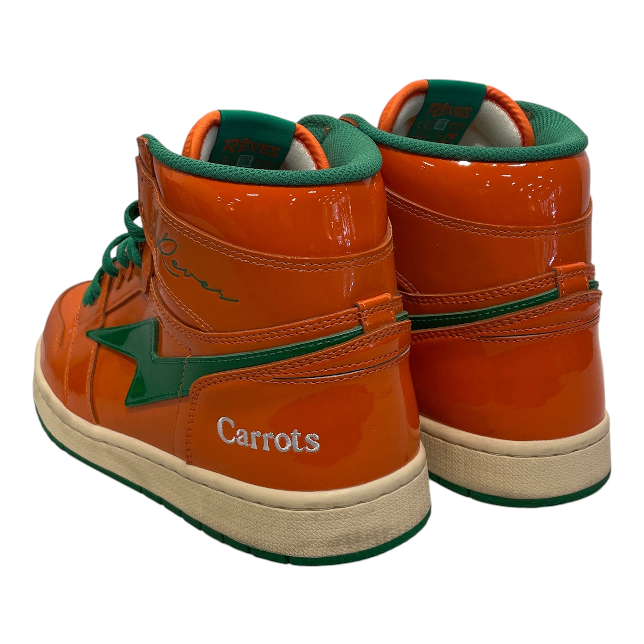 REVES PARIS/Hi-Sneakers/US 11.5/Leather/ORN/KIY '85 HI (CARROTS ORANGE) view 2