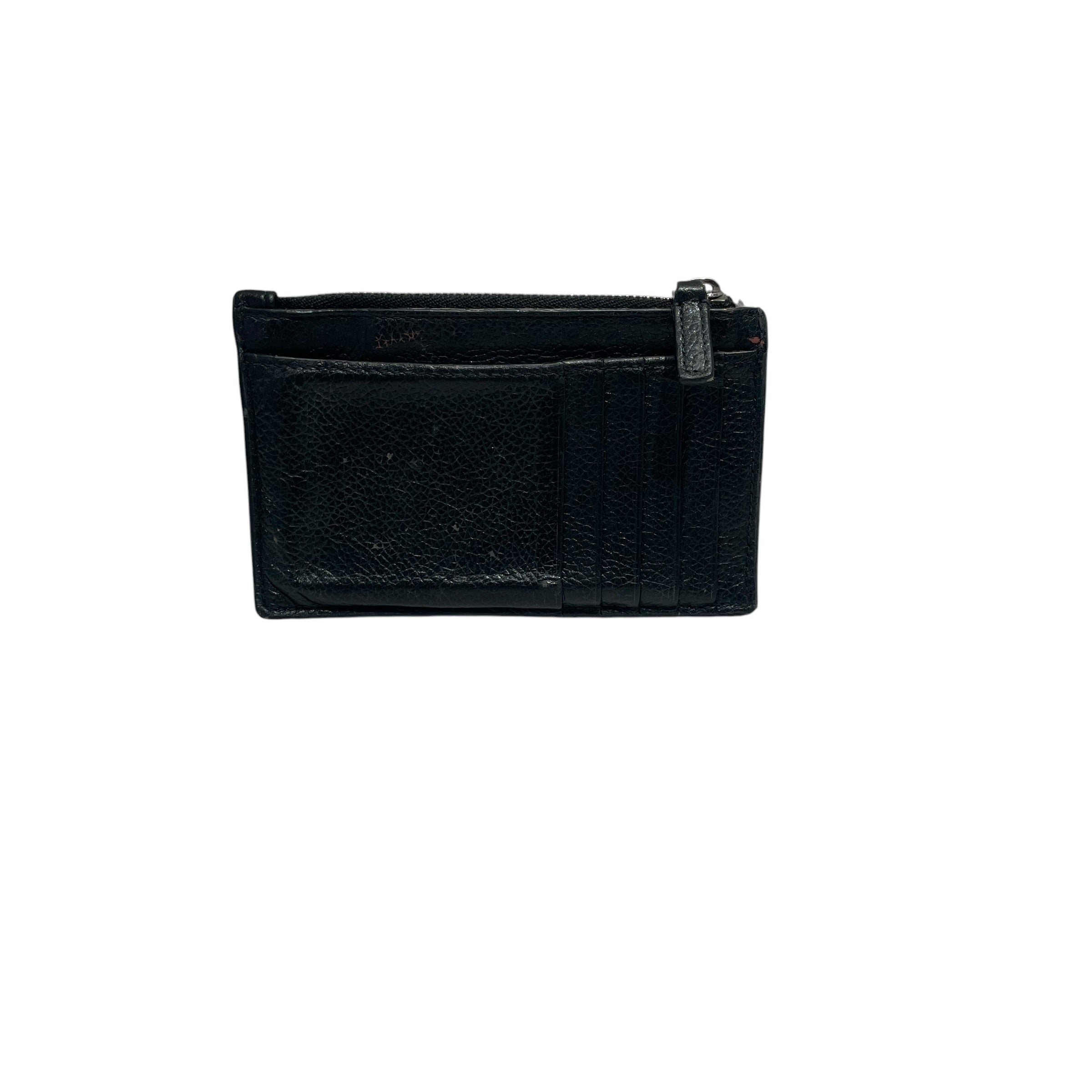 BALENCIAGA/Wallet/Graphic/Leather/BLK/NEW YORK logo view 3