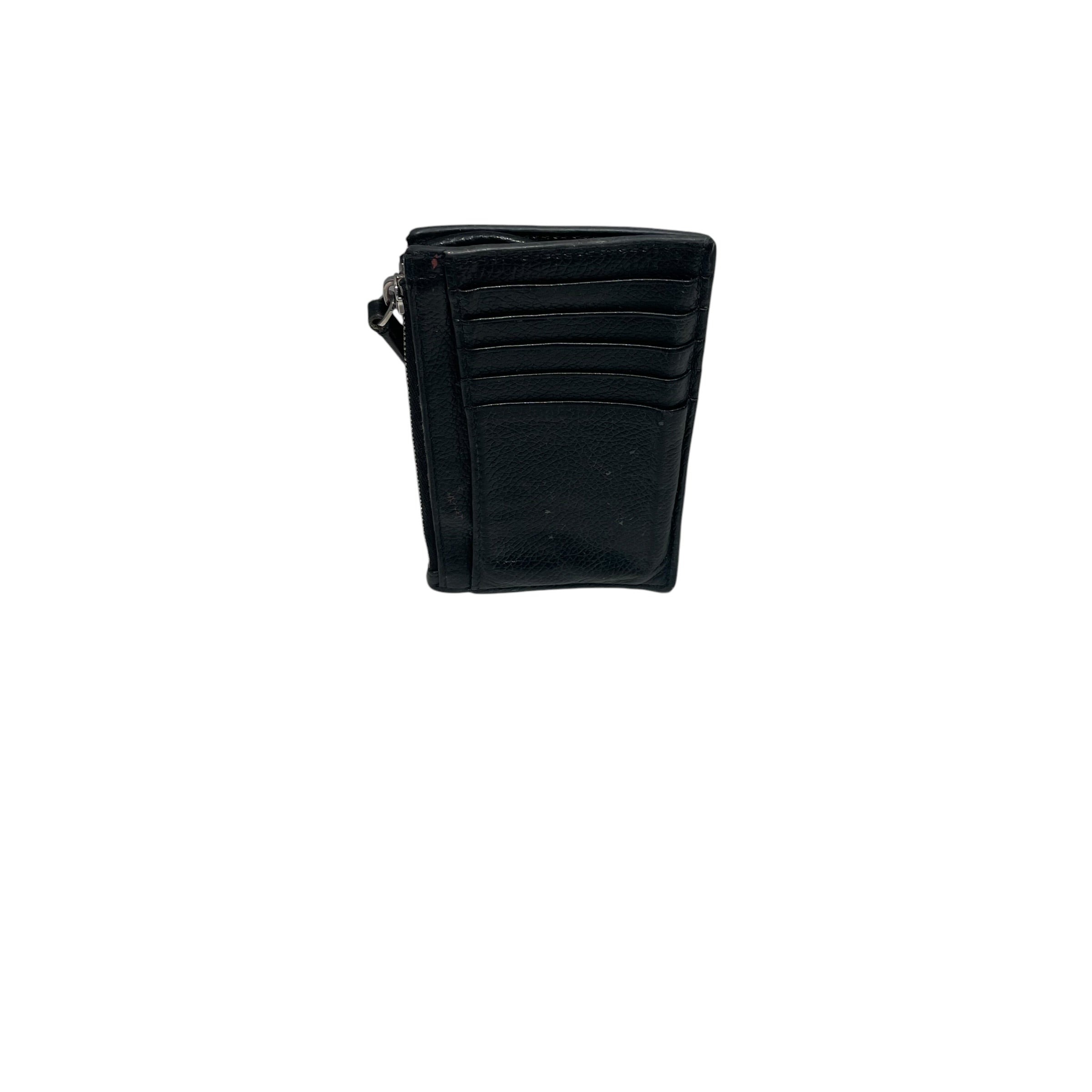 BALENCIAGA/Wallet/Graphic/Leather/BLK/NEW YORK logo view 2