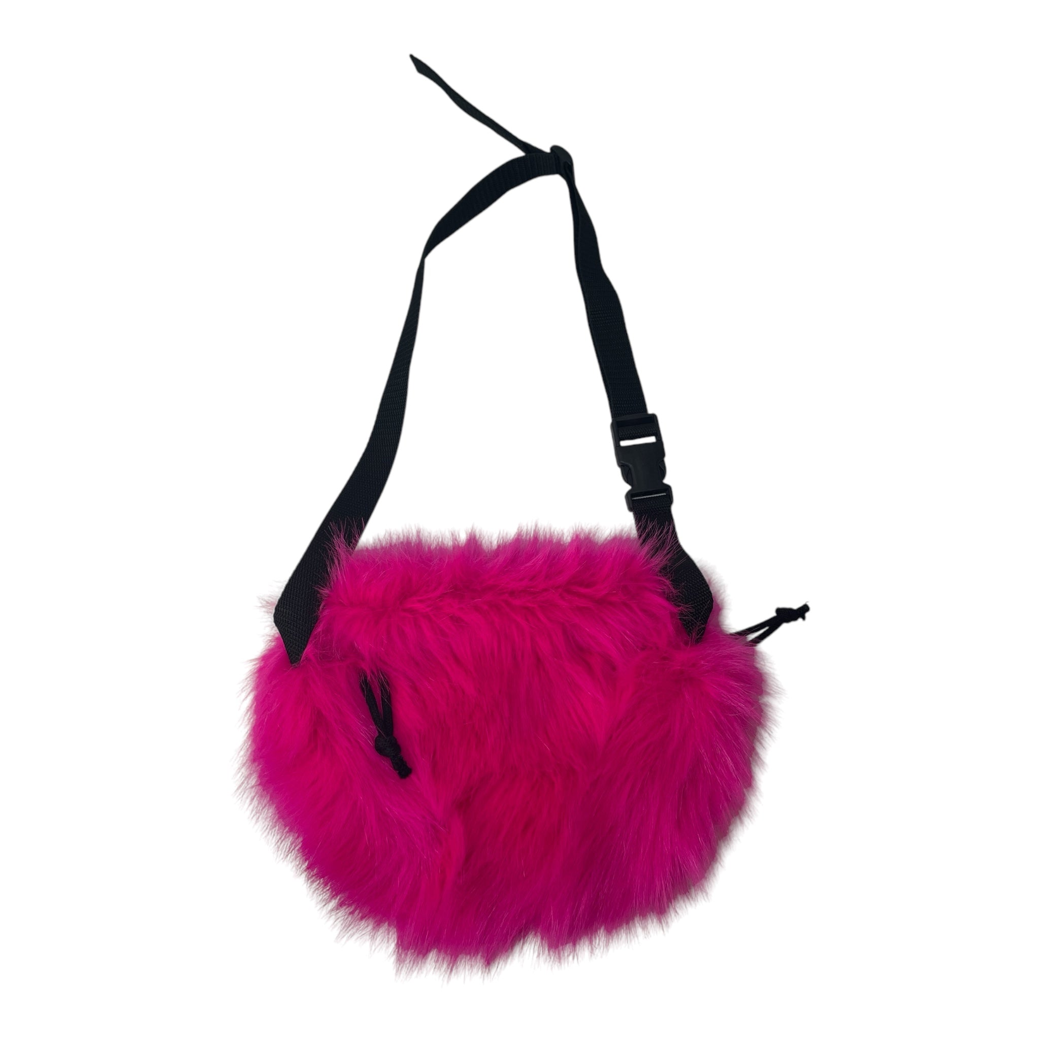 VETEMENTS/Cross Body Bag/Cotton/PNK/pink fur pouch view 2
