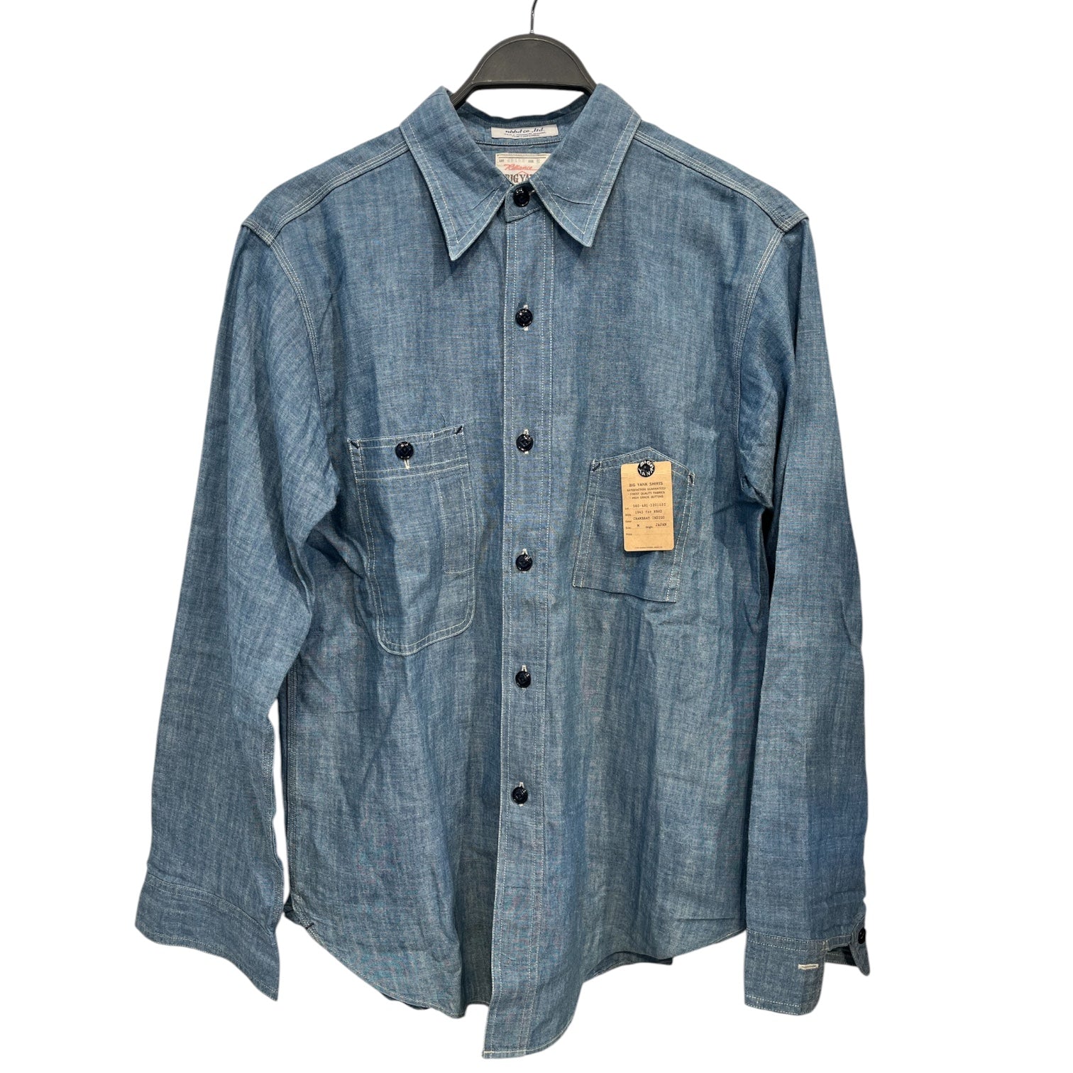 NEIGHBORHOOD/LS Shirt/M/Denim/BLU/BIG YANK SHIRT view 1