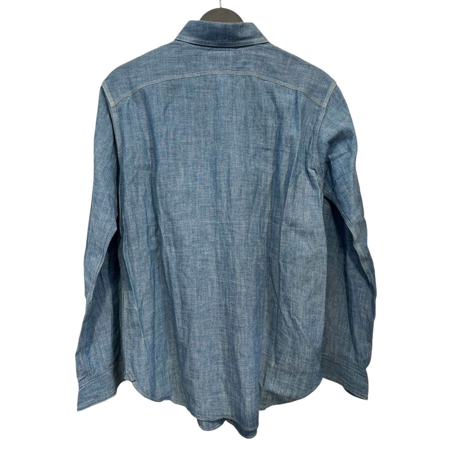 NEIGHBORHOOD/LS Shirt/M/Denim/BLU/BIG YANK SHIRT view 2