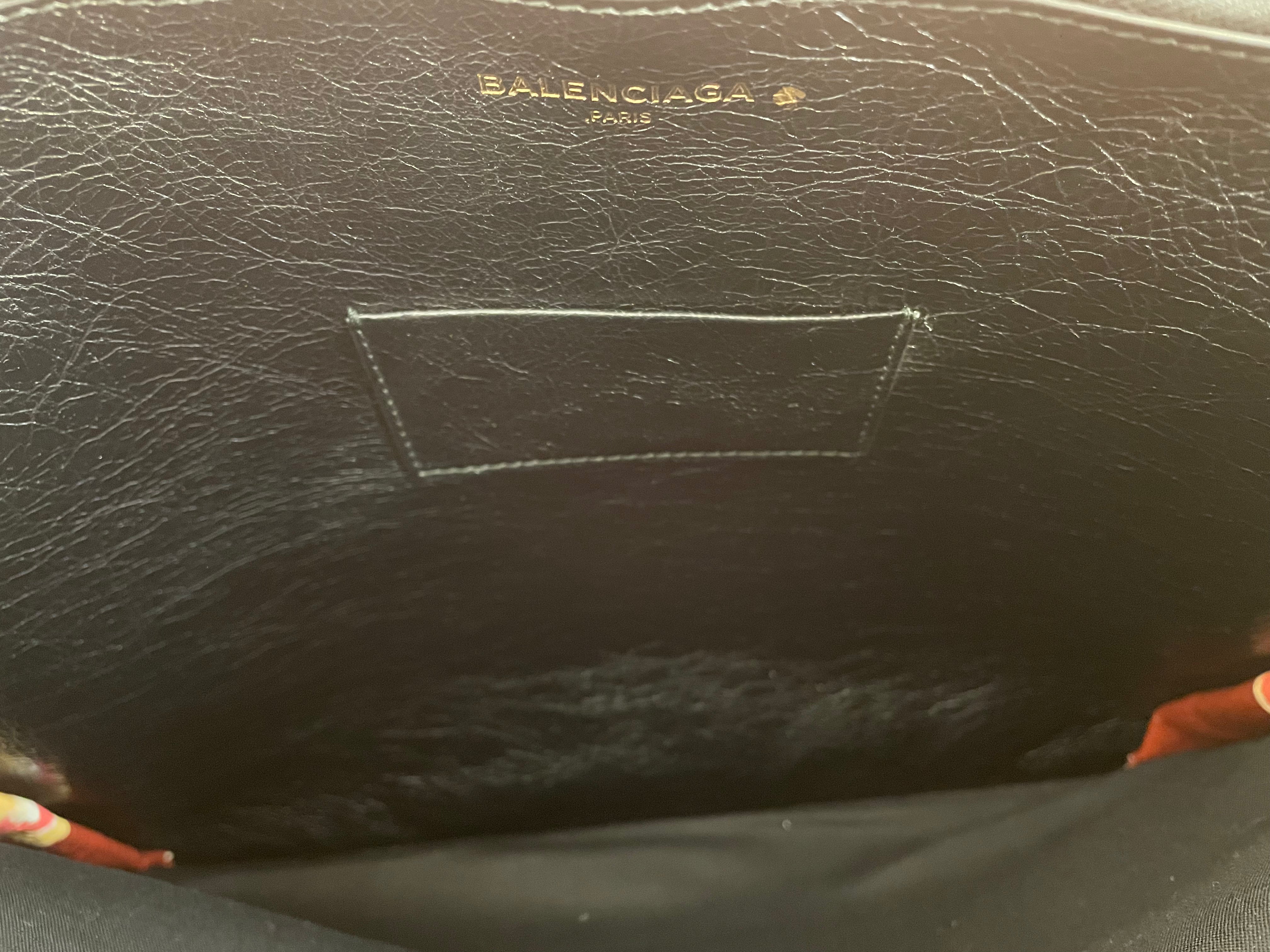 BALENCIAGA/Hand Bag/Leather/GLD/Floral Blanket view 4