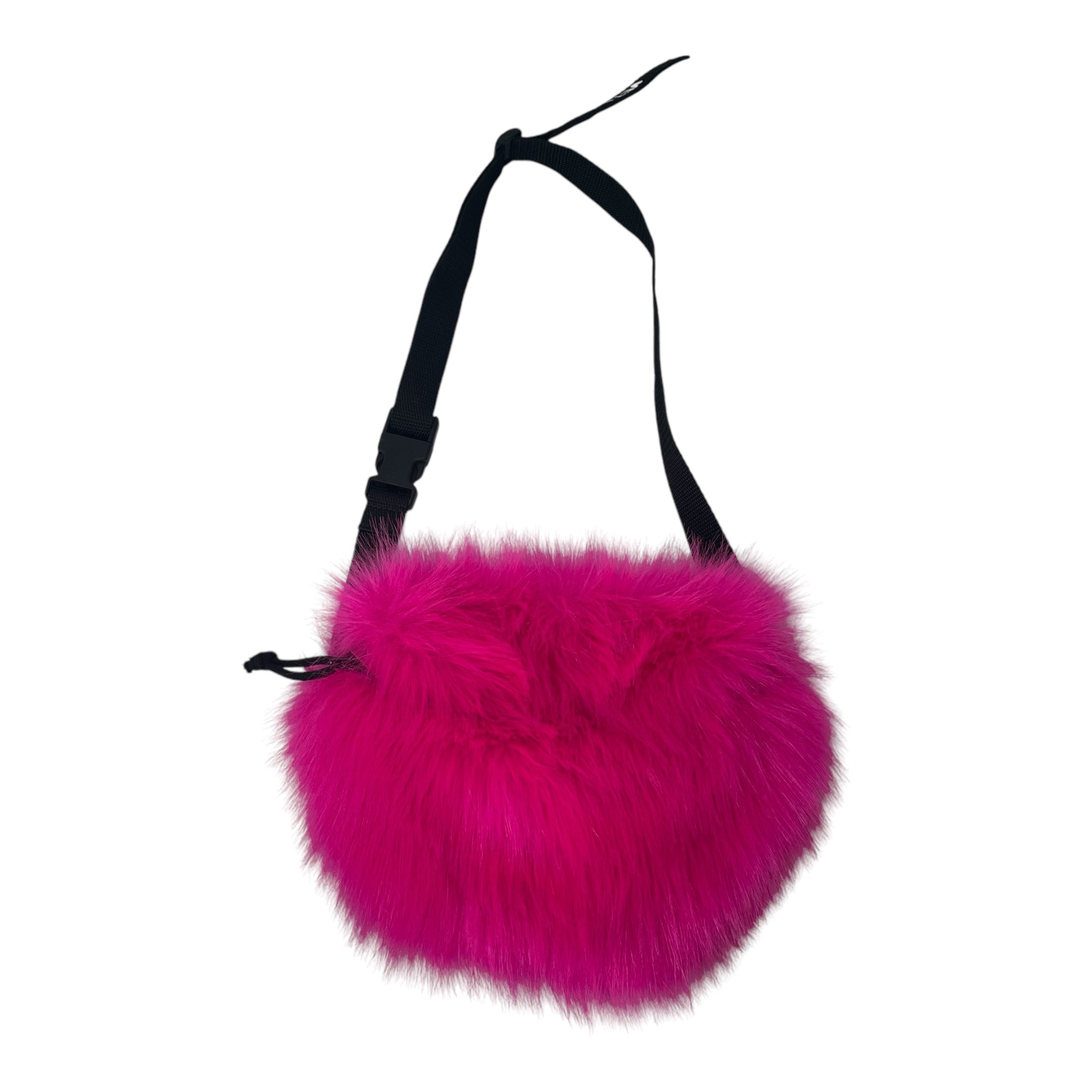 VETEMENTS/Cross Body Bag/Cotton/PNK/pink fur pouch view 1
