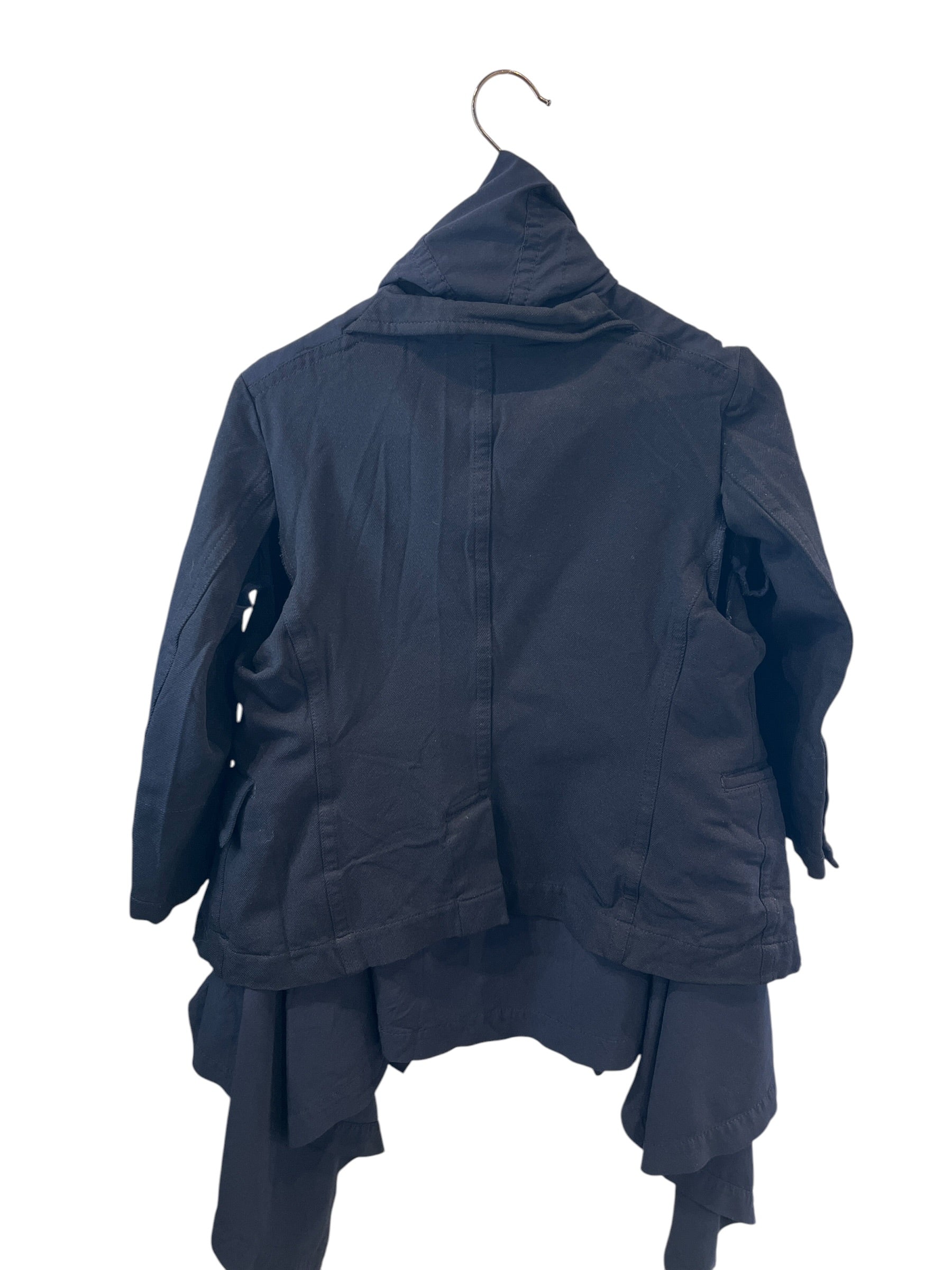 COMME des GARCONS/Jacket/XS/Polyester/NVY/CUTOUTS/ TAIL COAT view 2