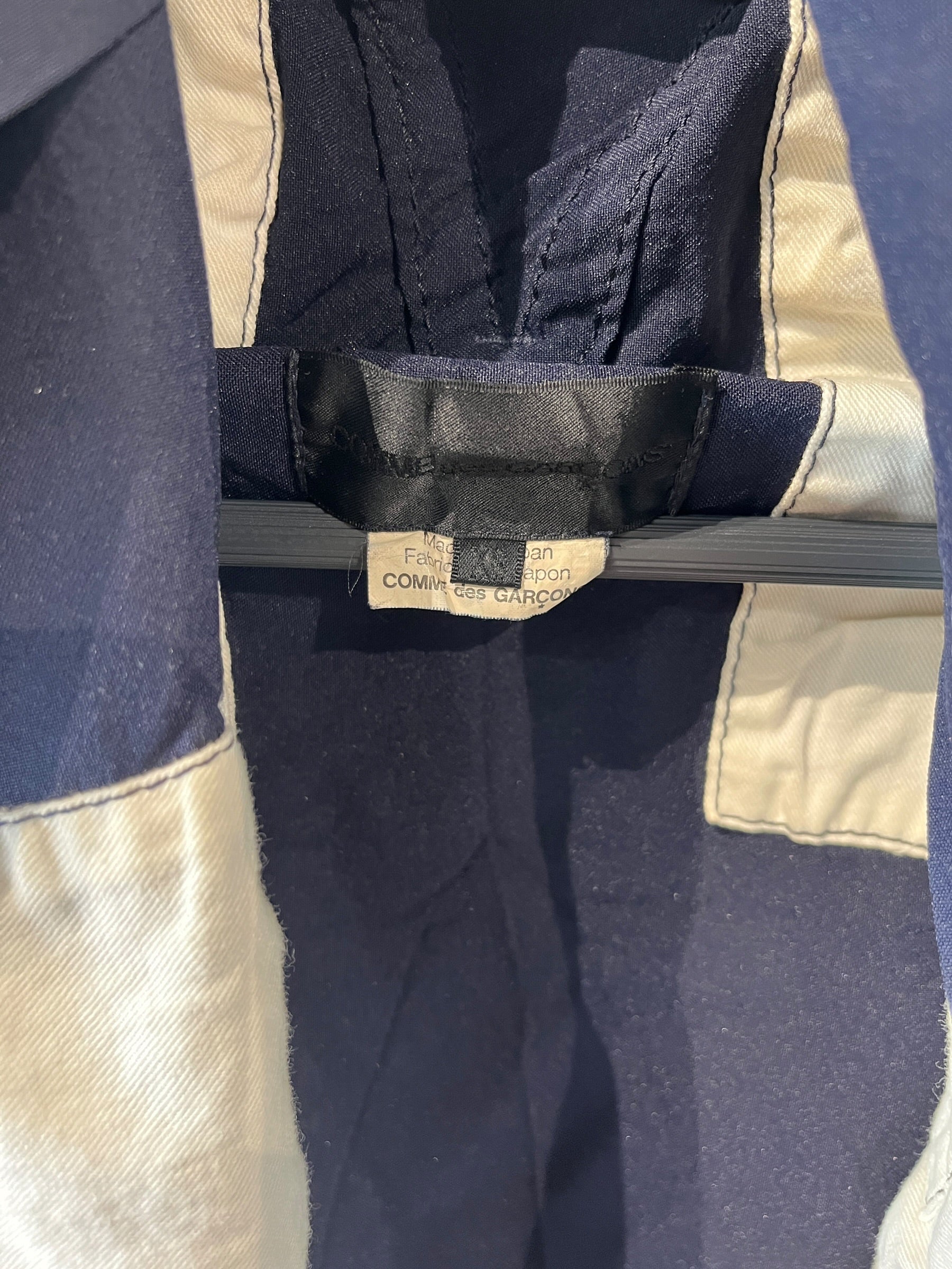 COMME des GARCONS/Jacket/XS/Polyester/NVY/CUTOUTS/ TAIL COAT view 3