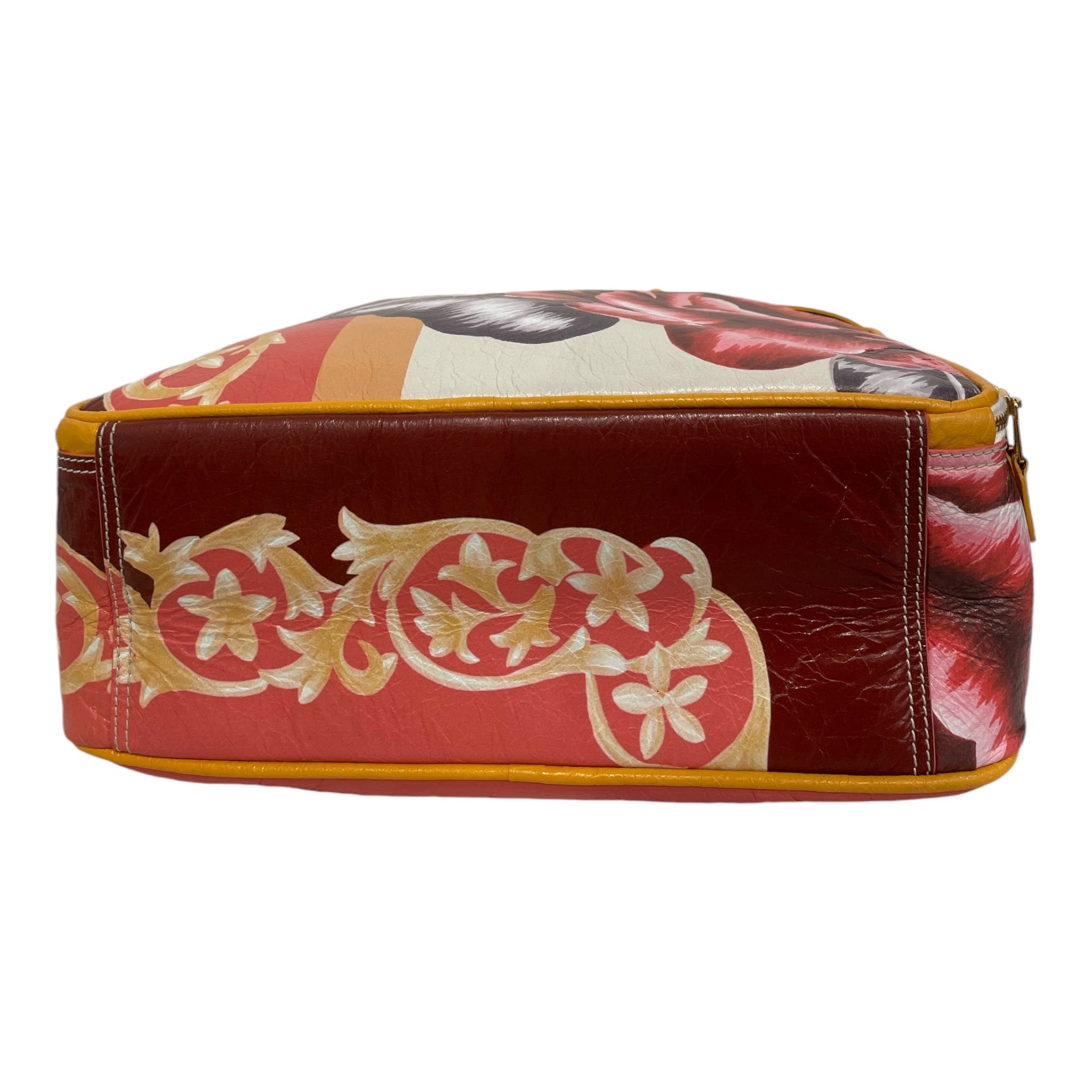 BALENCIAGA/Hand Bag/Leather/GLD/Floral Blanket view 3