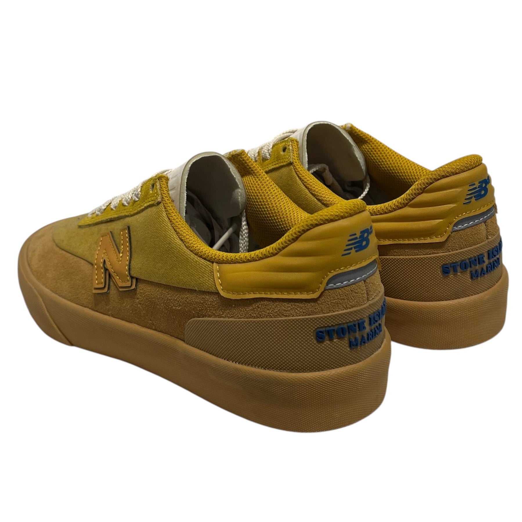 NEW BALANCE/STONE ISLAND/Low-Sneakers/US 10.5/Suede/YEL/NUMERIC 272/YELLOW view 2