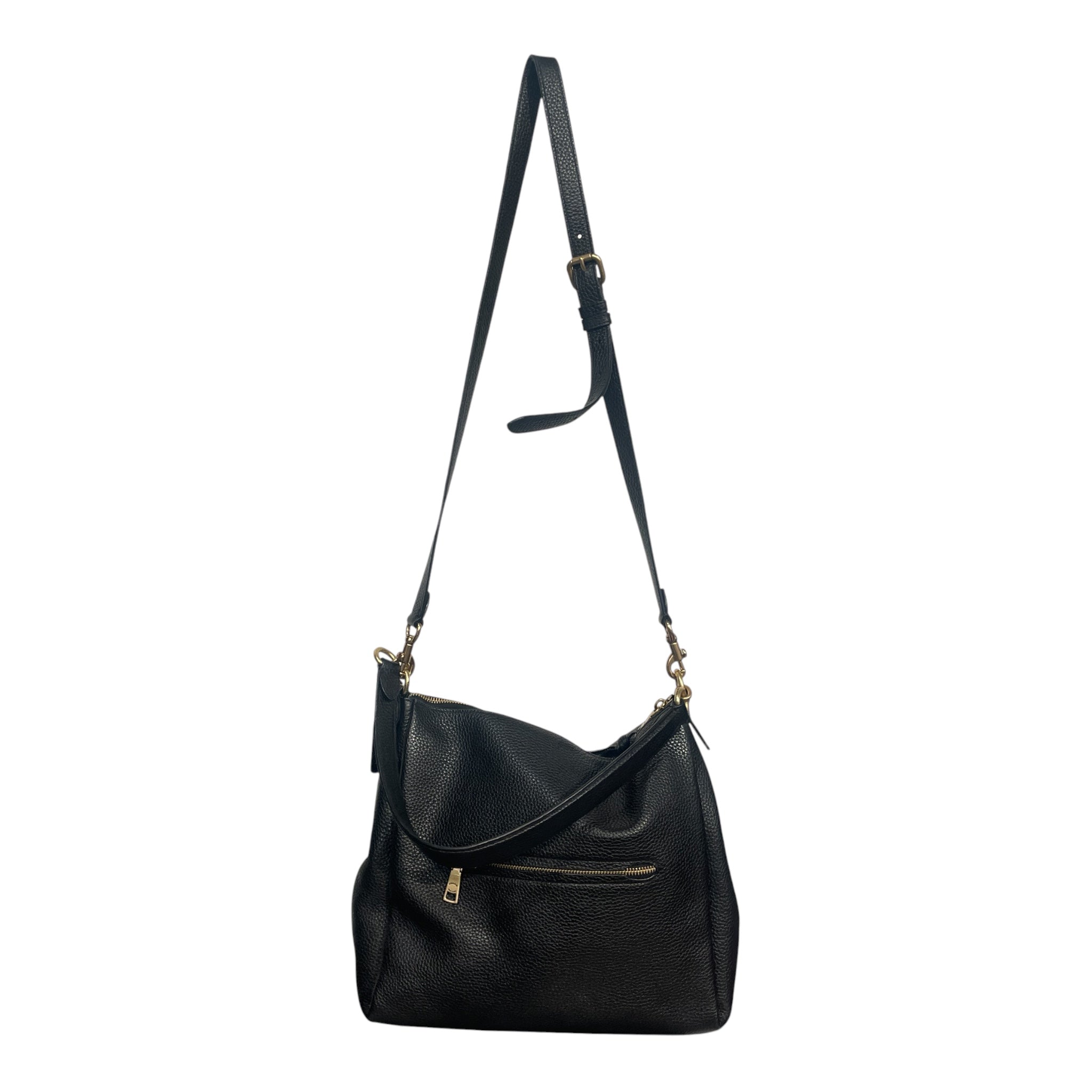 COACH/Cross Body Bag/Leather/BLK/HOBO BAG view 2