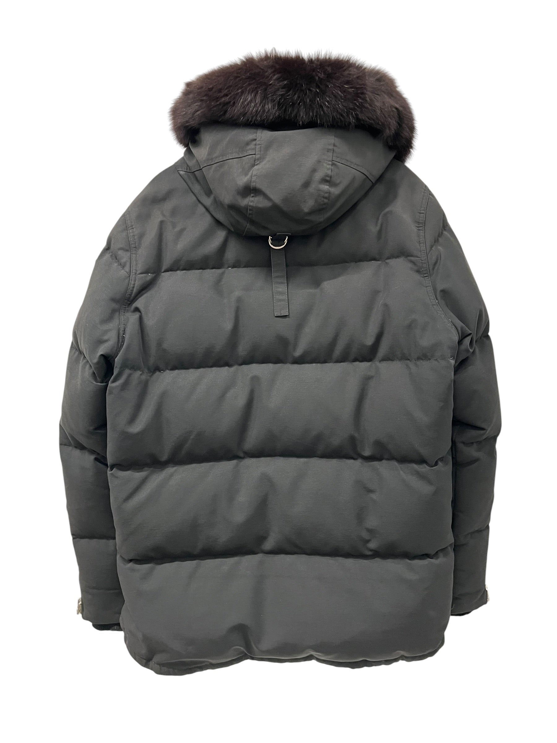 MOOSE KNUCKLES/Coat/XL/Nylon/BLK/FUR HOODED PUFER JACKET view 2