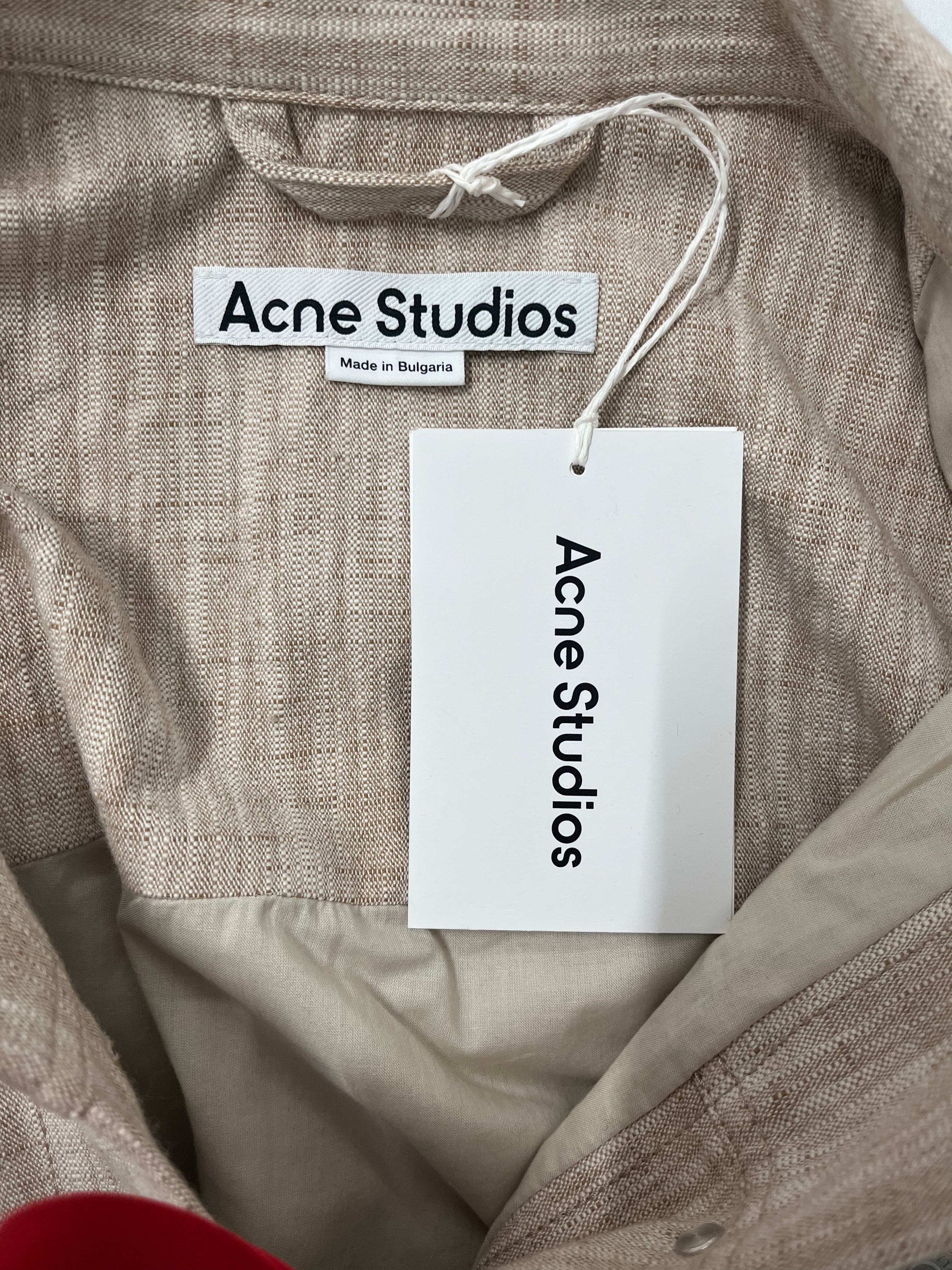 Acne Studios/Jacket/34/Cotton/BEG/LACE UP/BRAIDED JACKET view 3