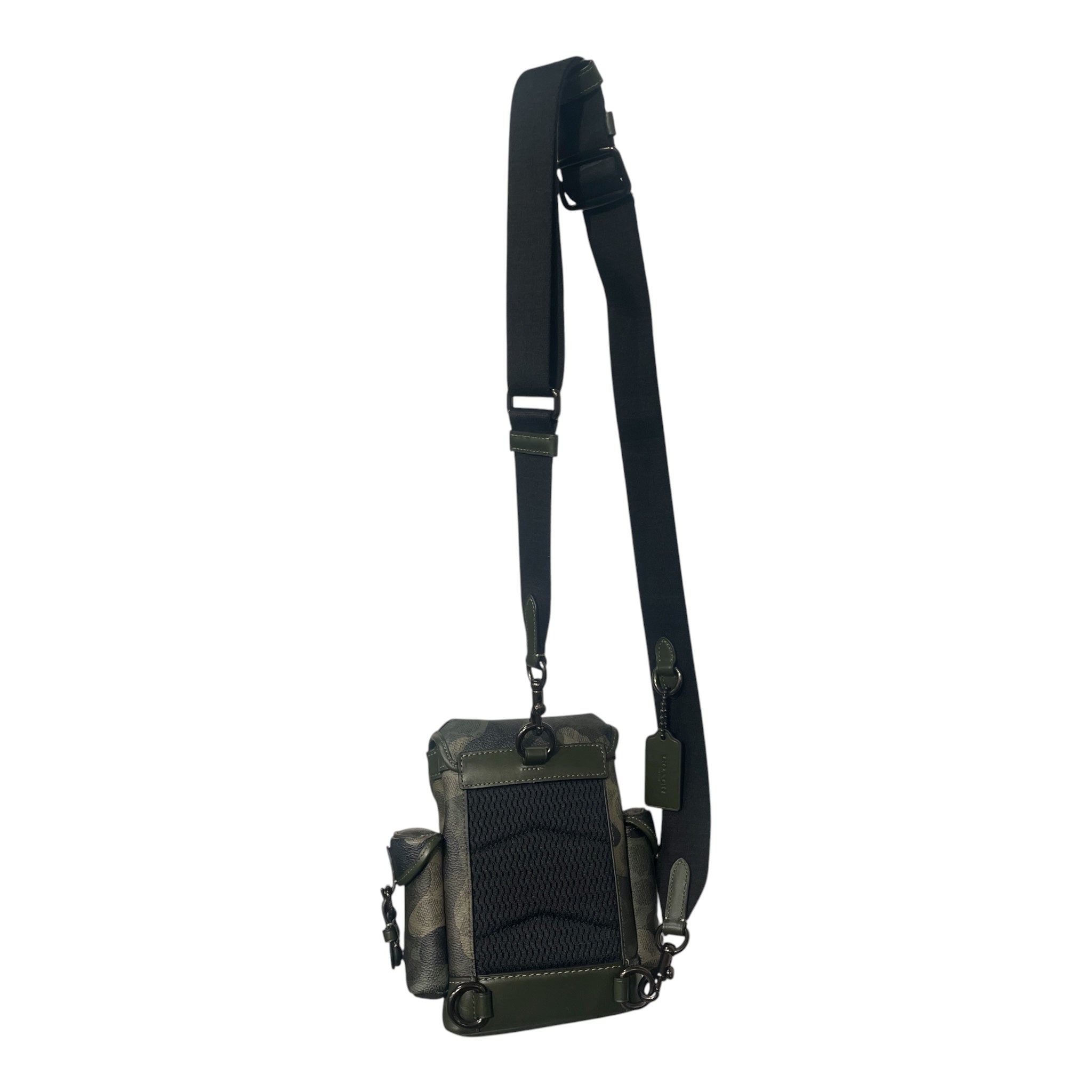 COACH/Backpack/Camouflage/Leather/GRN/HITCH/MINI/SIDE POCKETS view 2