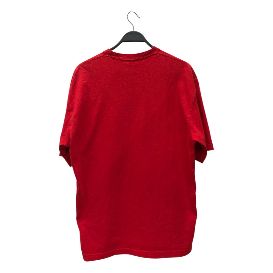 BALENCIAGA/T-Shirt/XS/Cotton/RED/Graphic/BB tee view 2
