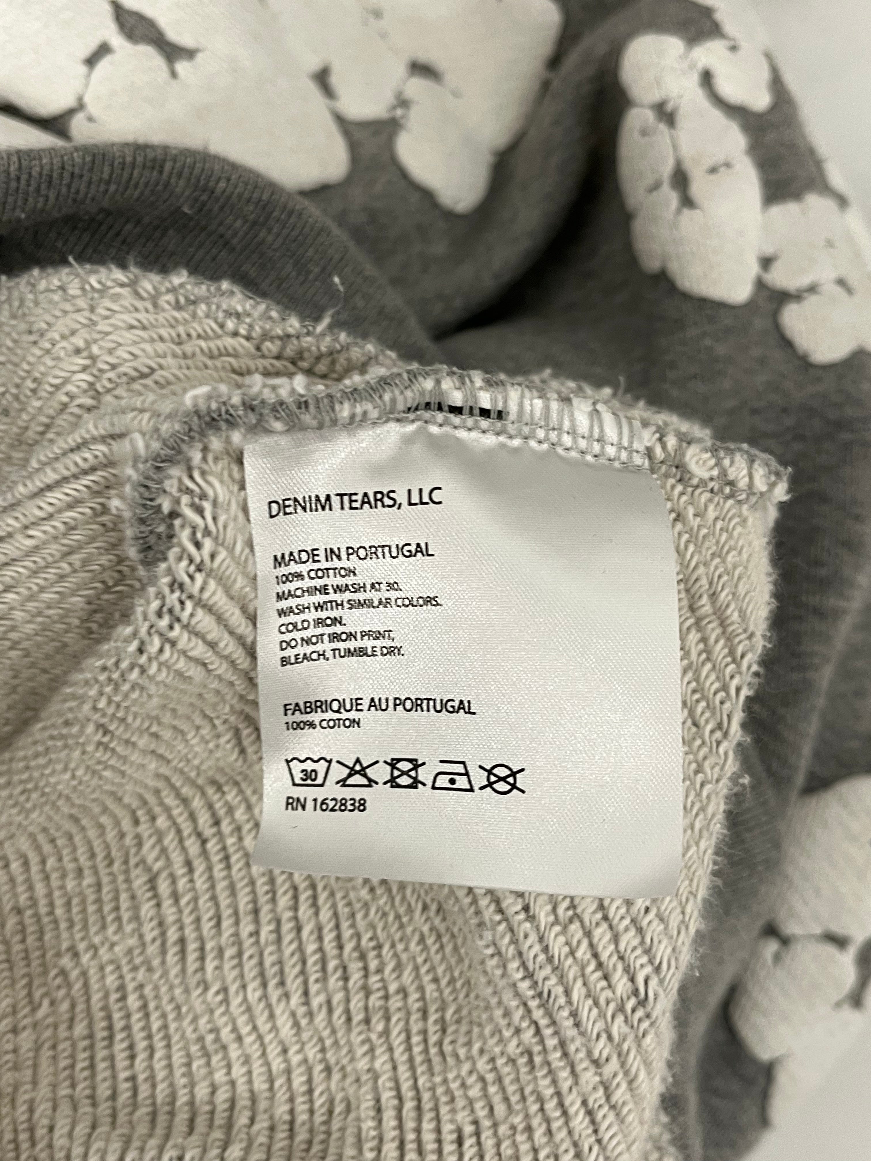 DENIM TEARS/Hoodie/L/Cotton/SLV/WREATH GRAPHIC view 4