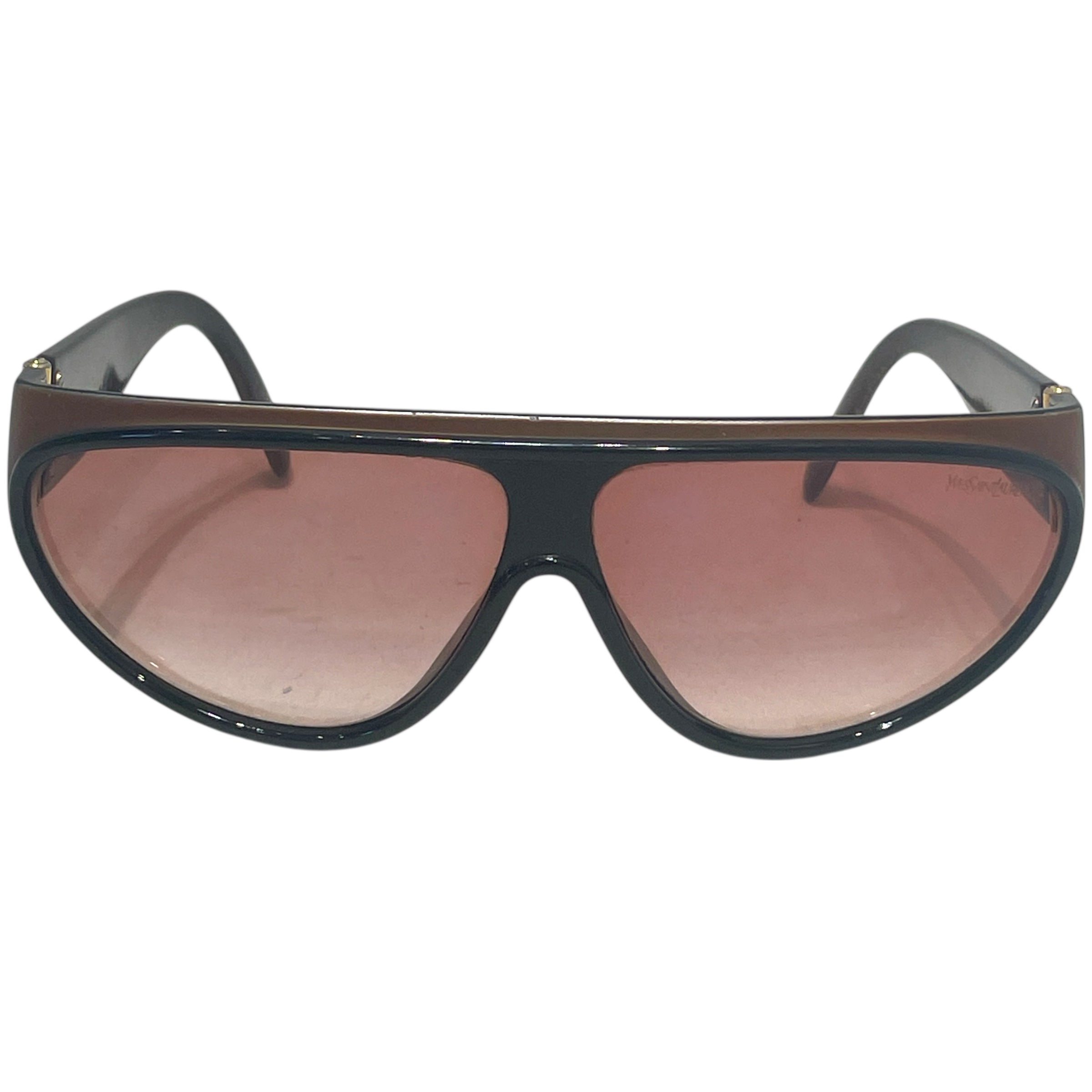 YVES SAINT LAURENT/Sunglasses/Plastic/BRW/vintage view 1