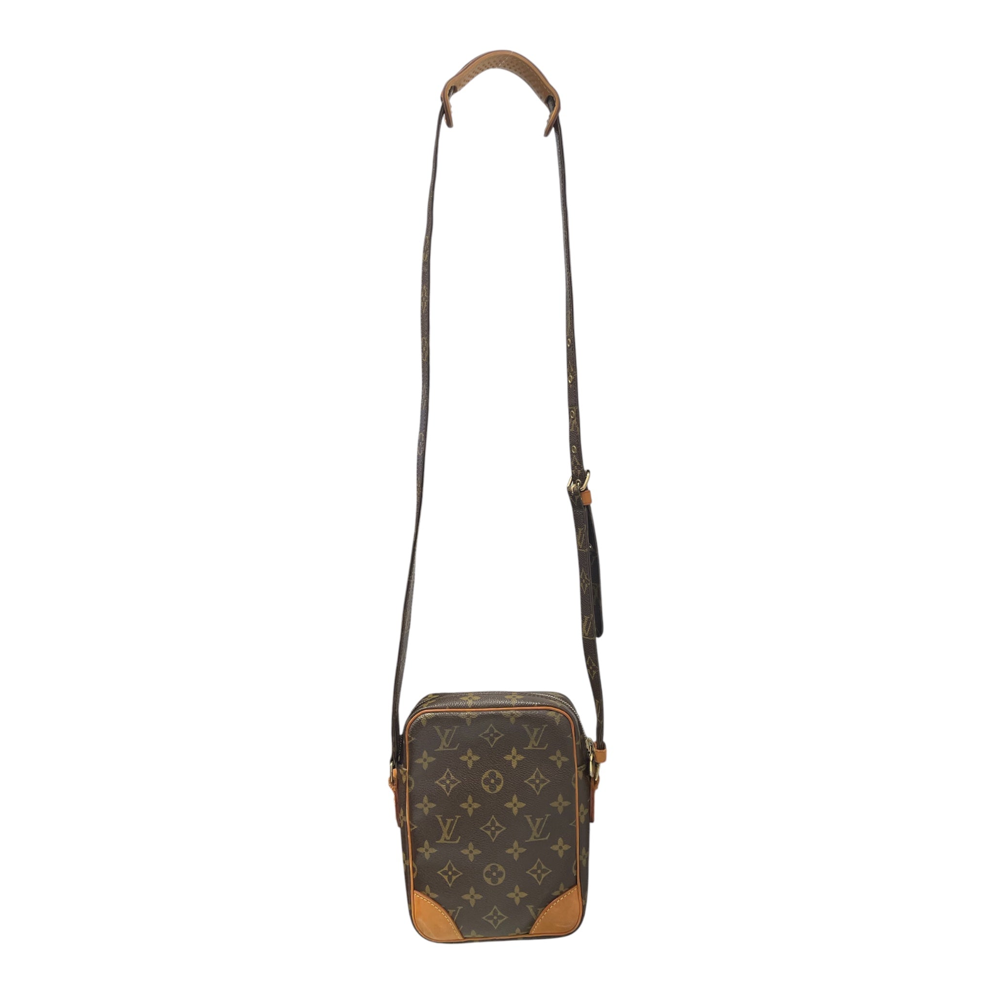 LOUIS VUITTON/Cross Body Bag/Monogram/Leather/BRW/DANUBE CROSSBODY view 2
