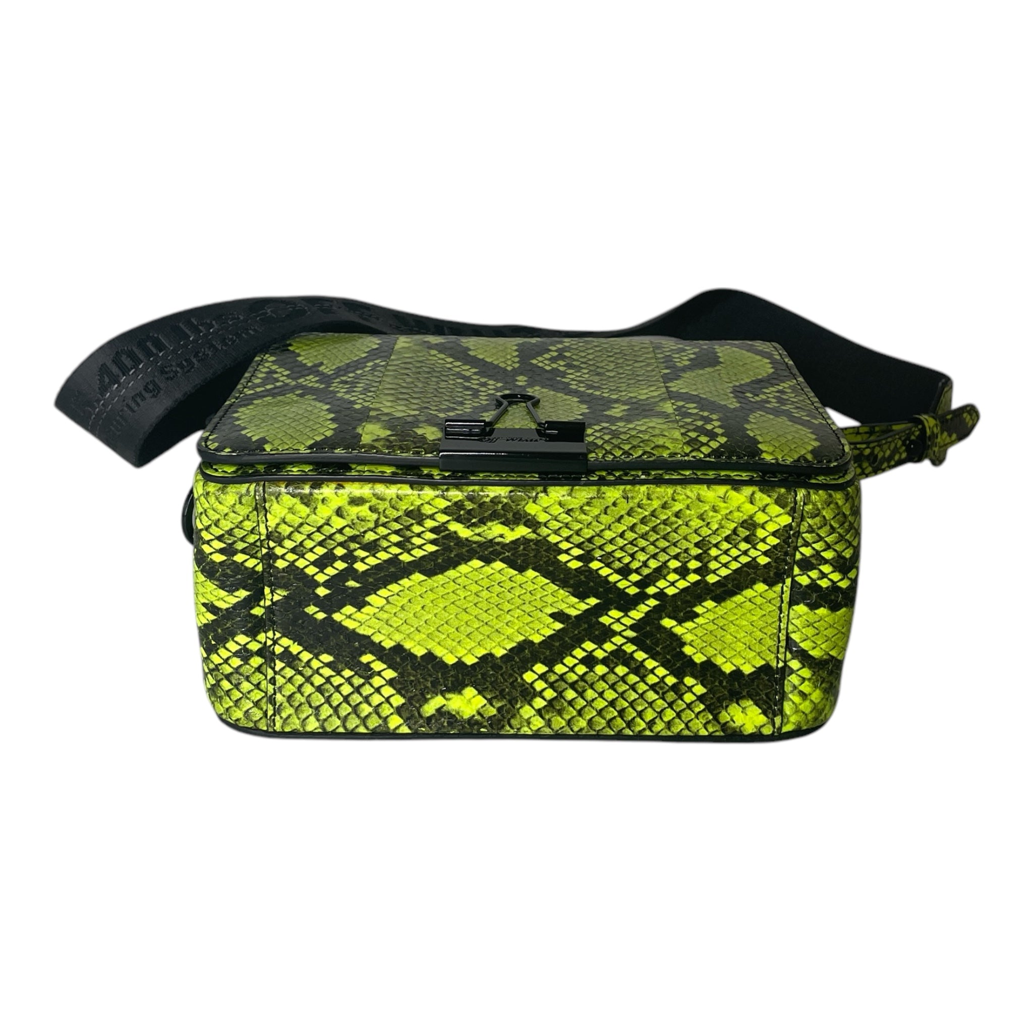 OFF-WHITE/Cross Body Bag/Animal Pattern/Polyester/GRN/PYTHON EMBOSSED view 3