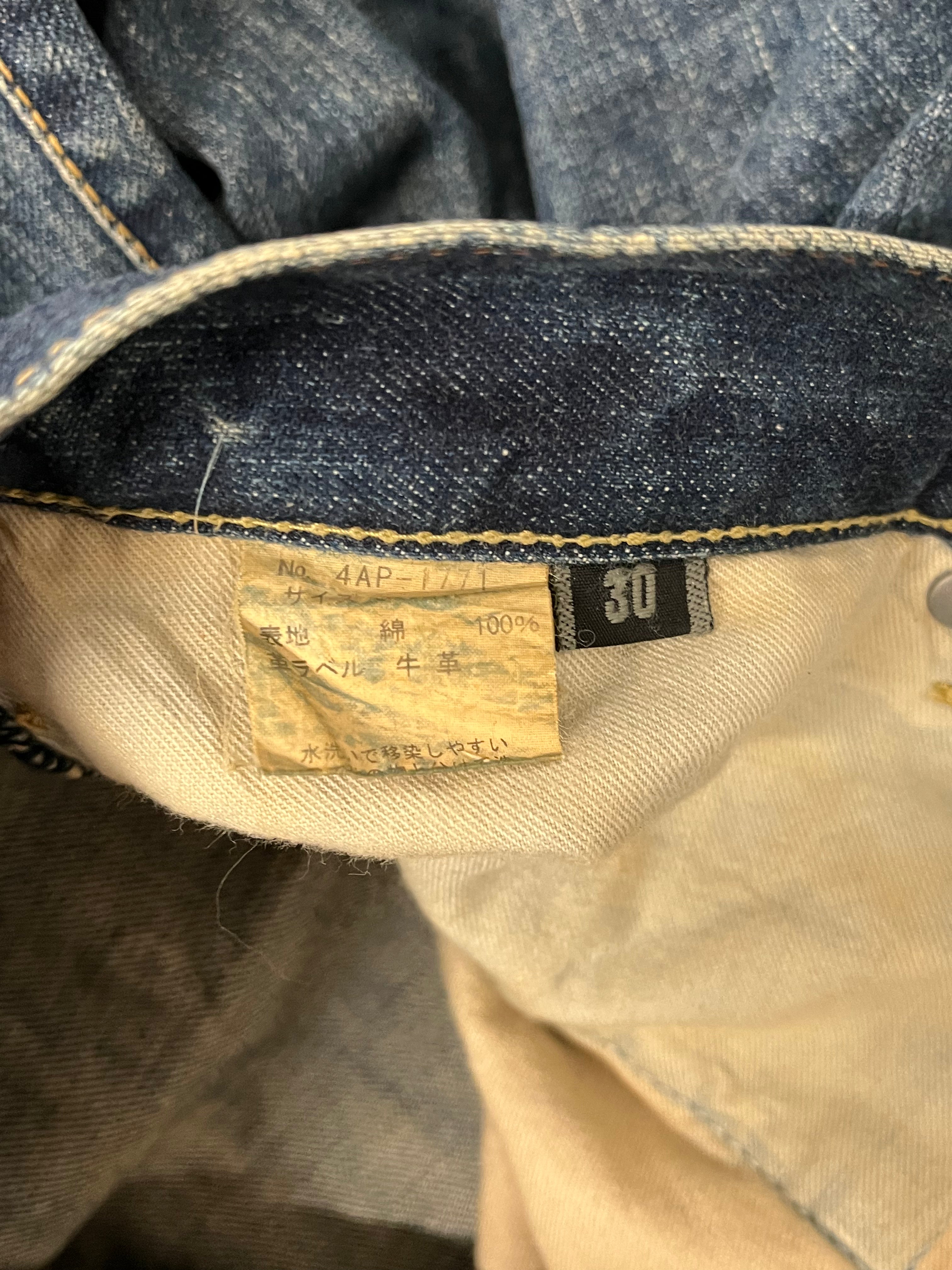 HYSTERIC GLAMOUR/Bootcut Pants/30/Cotton/BLU/Low-rise/STUDDED POCKET view 4