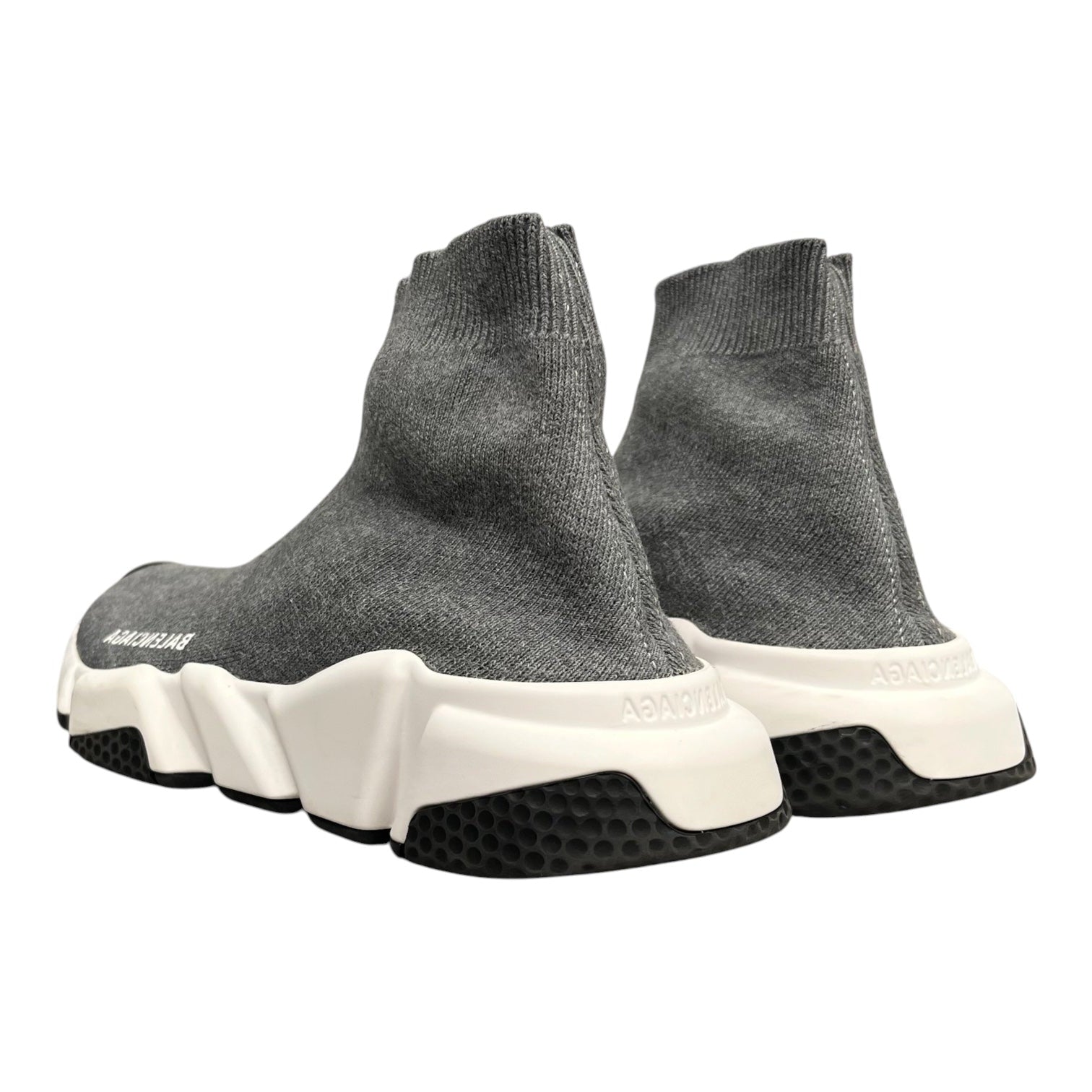 BALENCIAGA/Hi-Sneakers/US 8/Cotton/GRY/ view 2