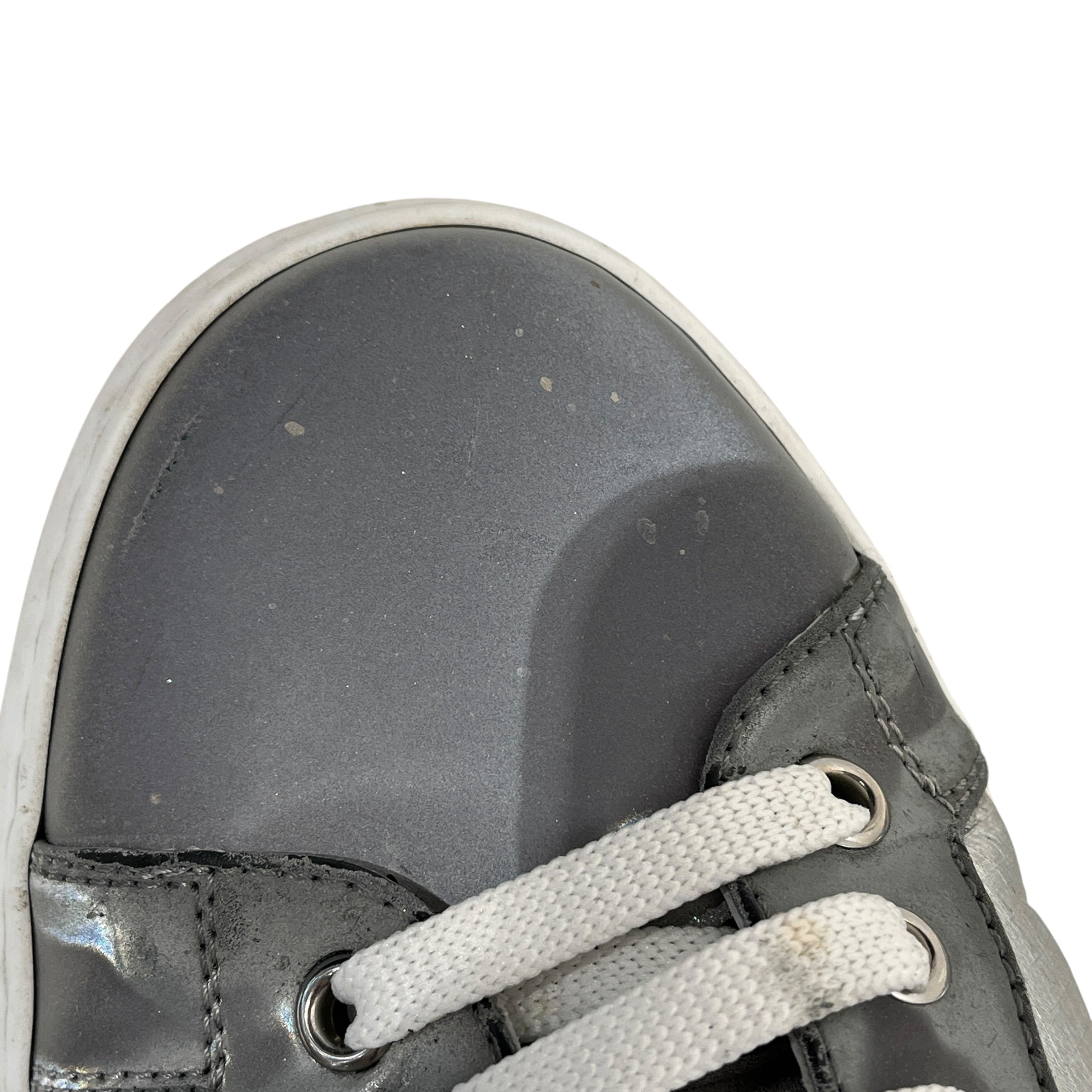 MCM/Hi-Sneakers/US 8/Graphic/SLV/Silver Leather Visetos Hi Tops view 4