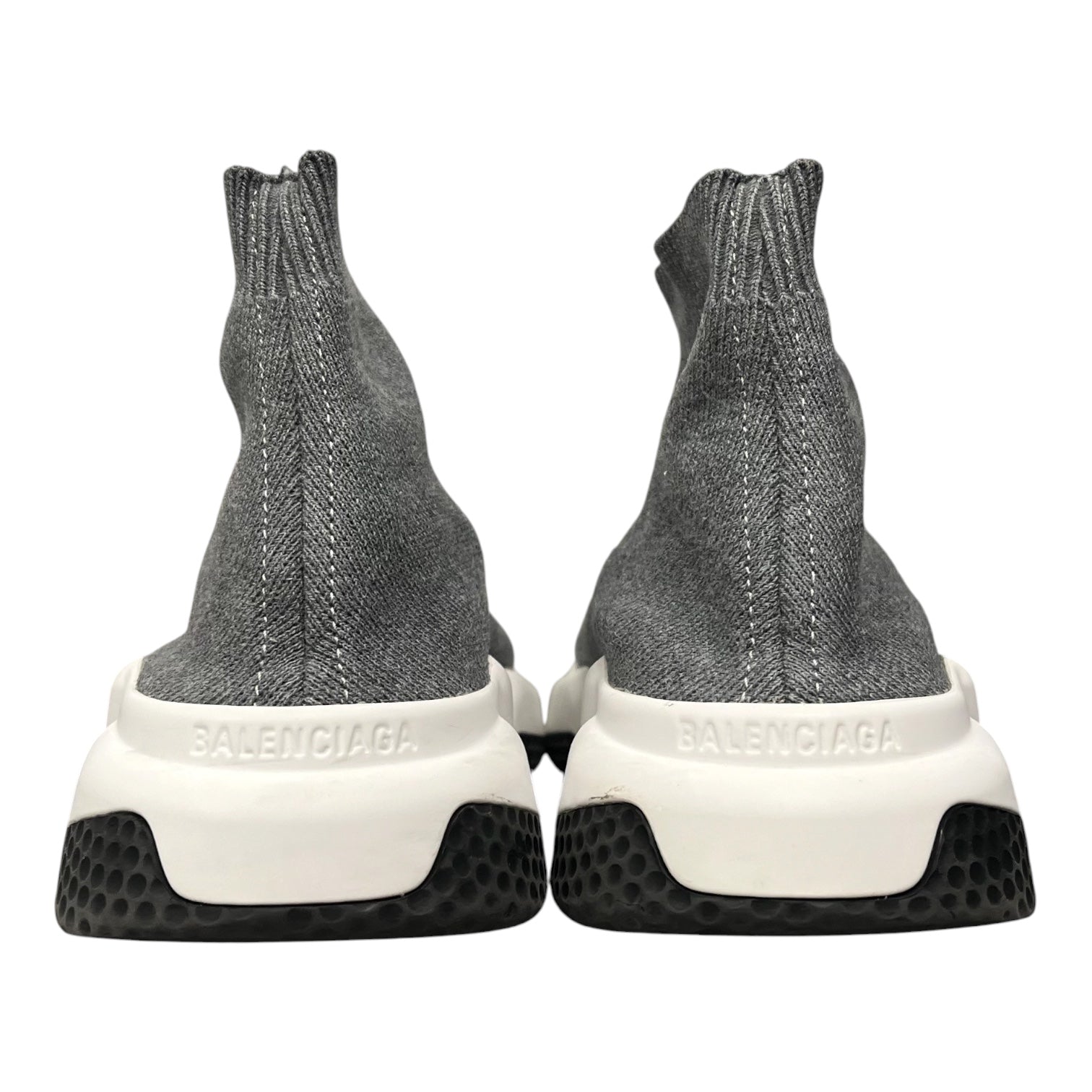 BALENCIAGA/Hi-Sneakers/US 8/Cotton/GRY/ view 4