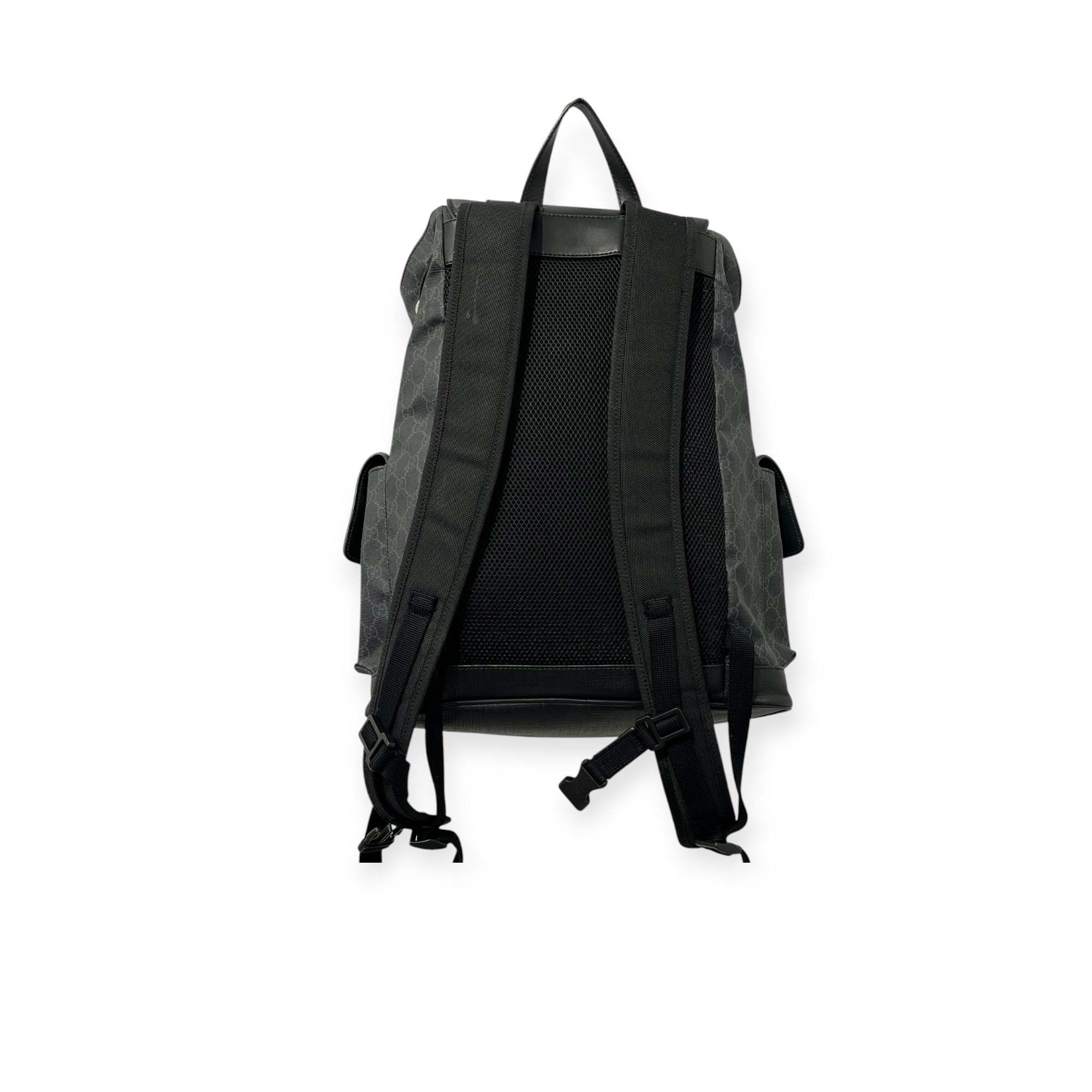 GUCCI/Backpack/Monogram/Leather/BLK/GG SUPREME BAG view 2