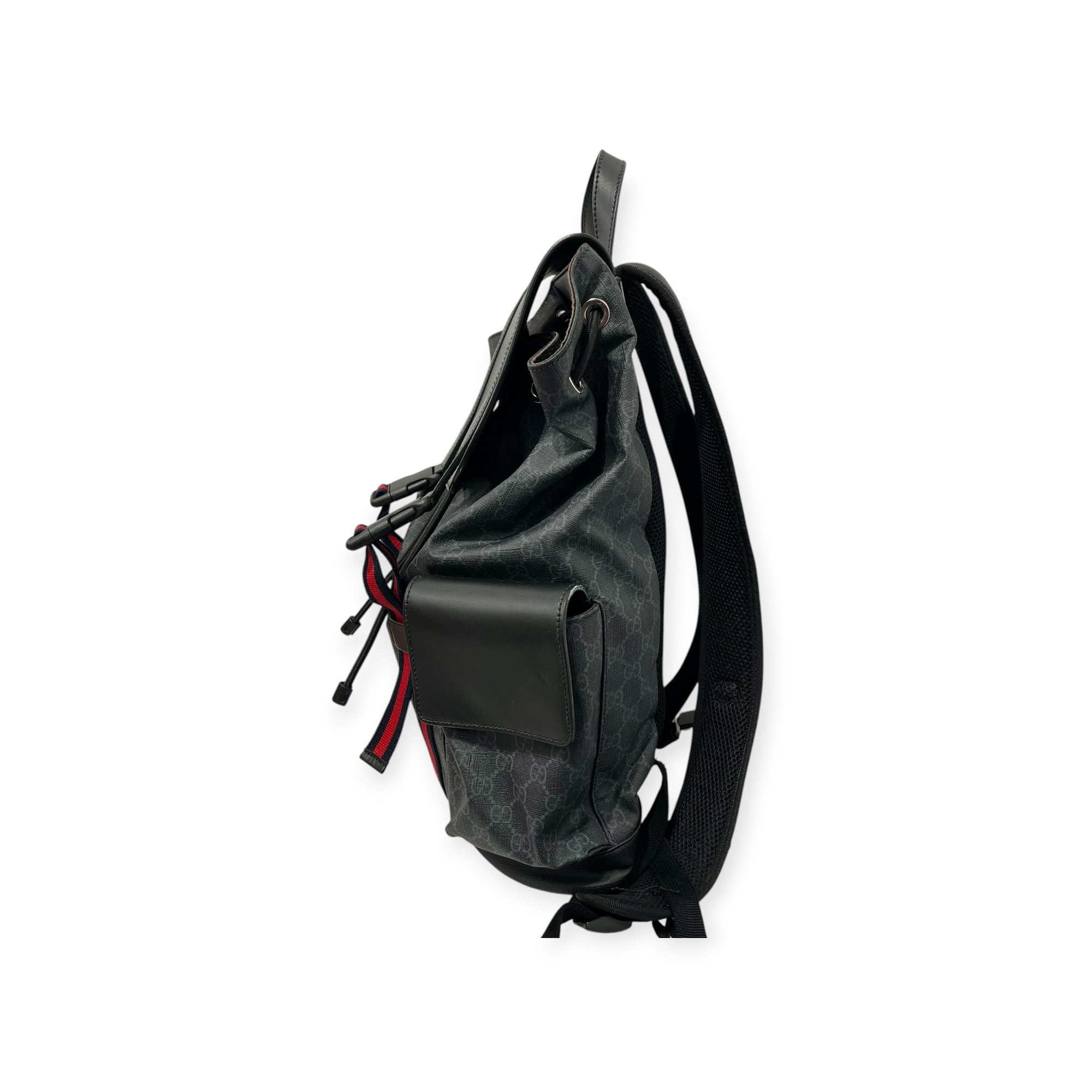 GUCCI/Backpack/Monogram/Leather/BLK/GG SUPREME BAG view 3